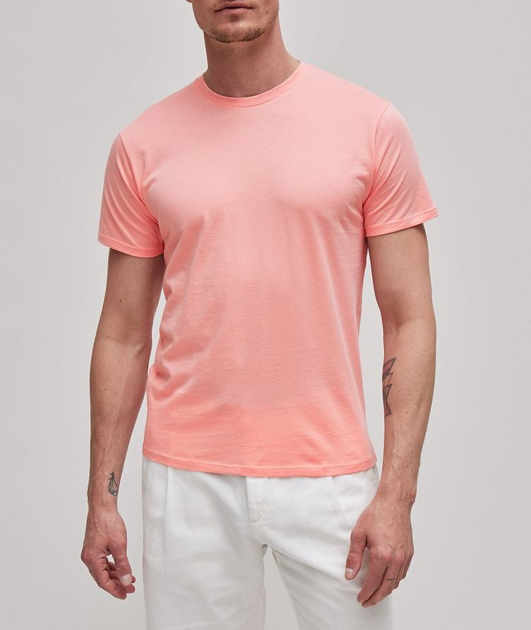 Garment Dyed Pima Cotton Crewneck T-Shirt  image 1