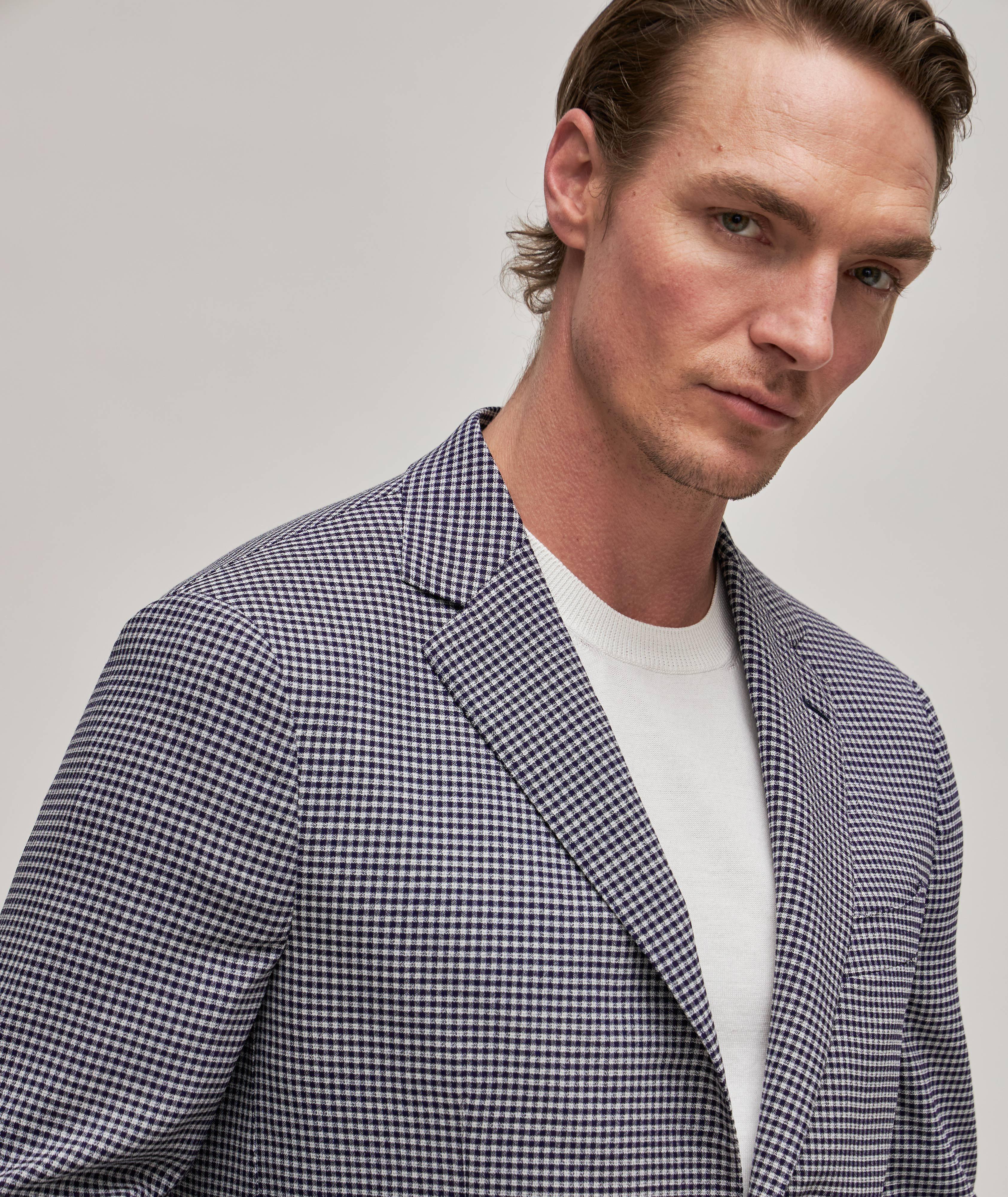 Gingham Wool Sport Jacket image 3