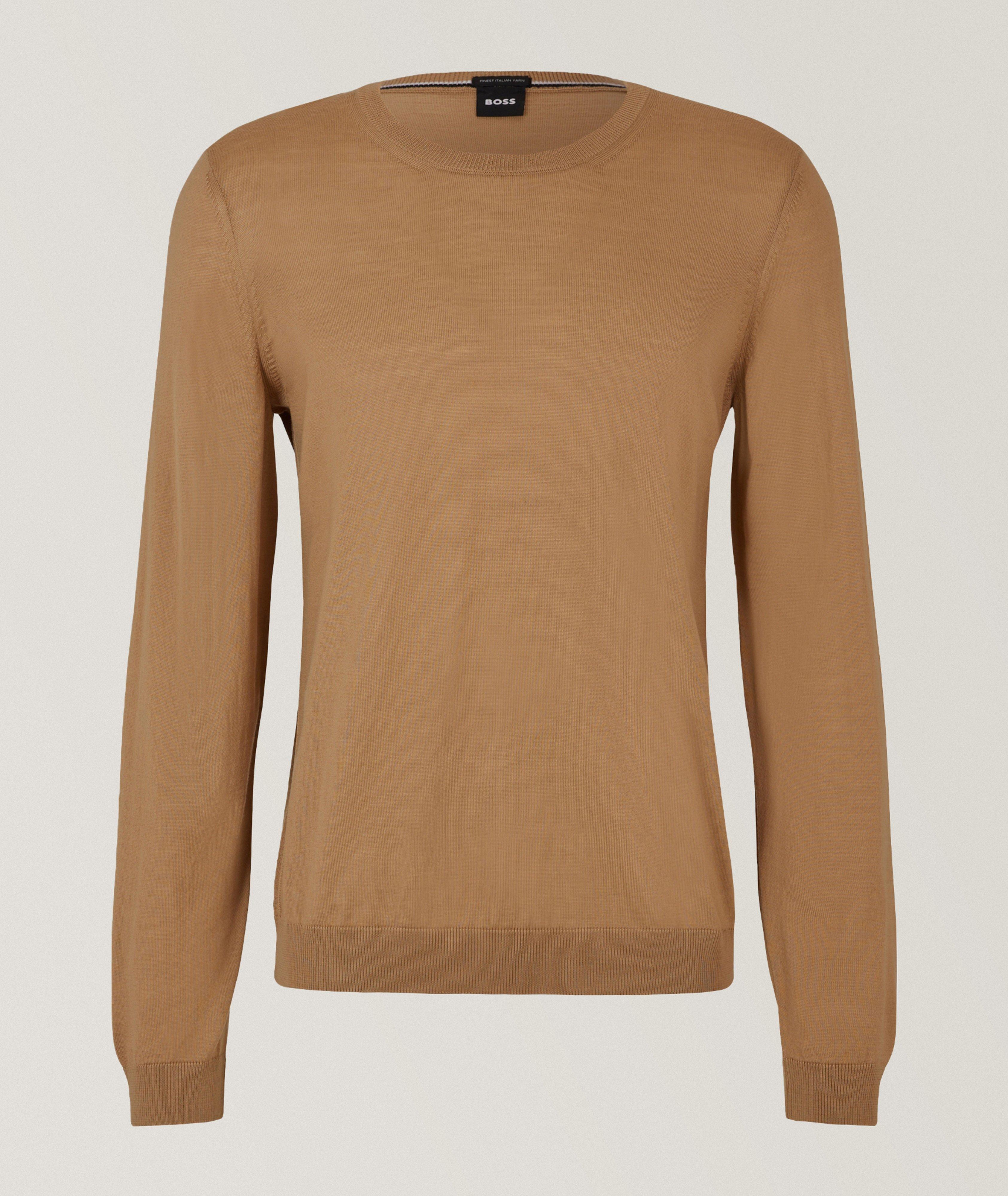 Slim-Fit Virgin Wool Sweater image 0