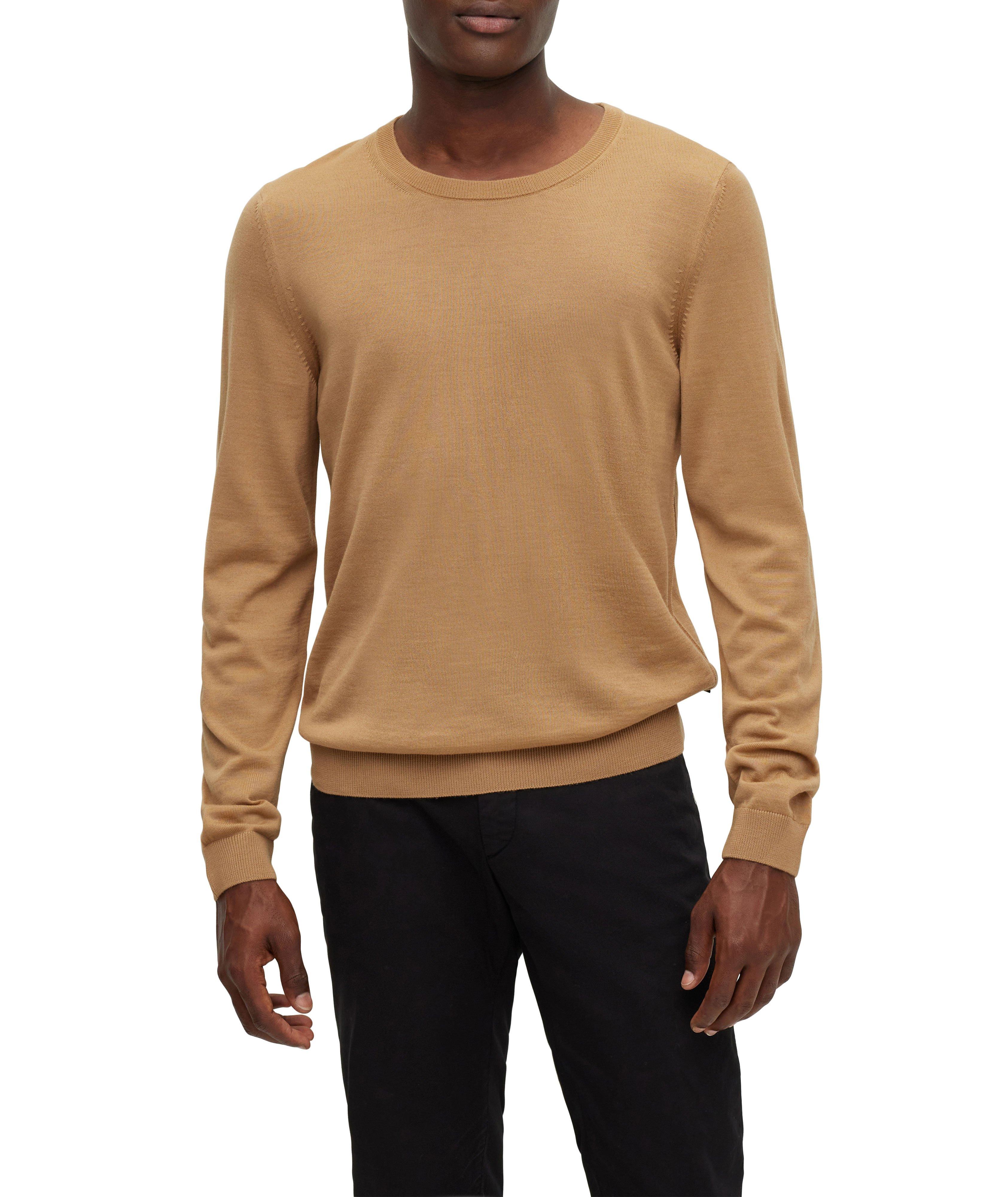 Slim-Fit Virgin Wool Sweater image 1