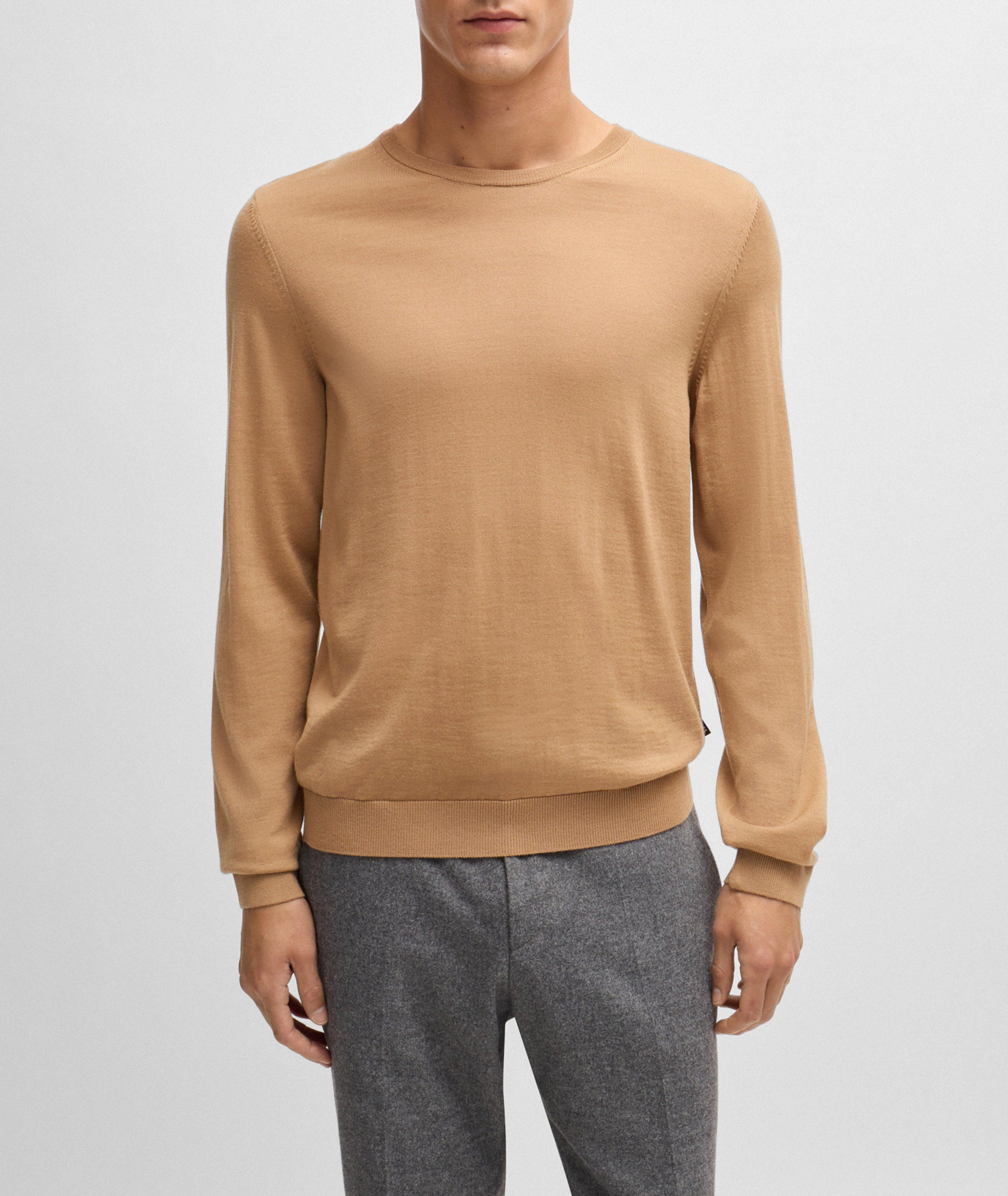 Pull en laine vierge de coupe amincie image 5