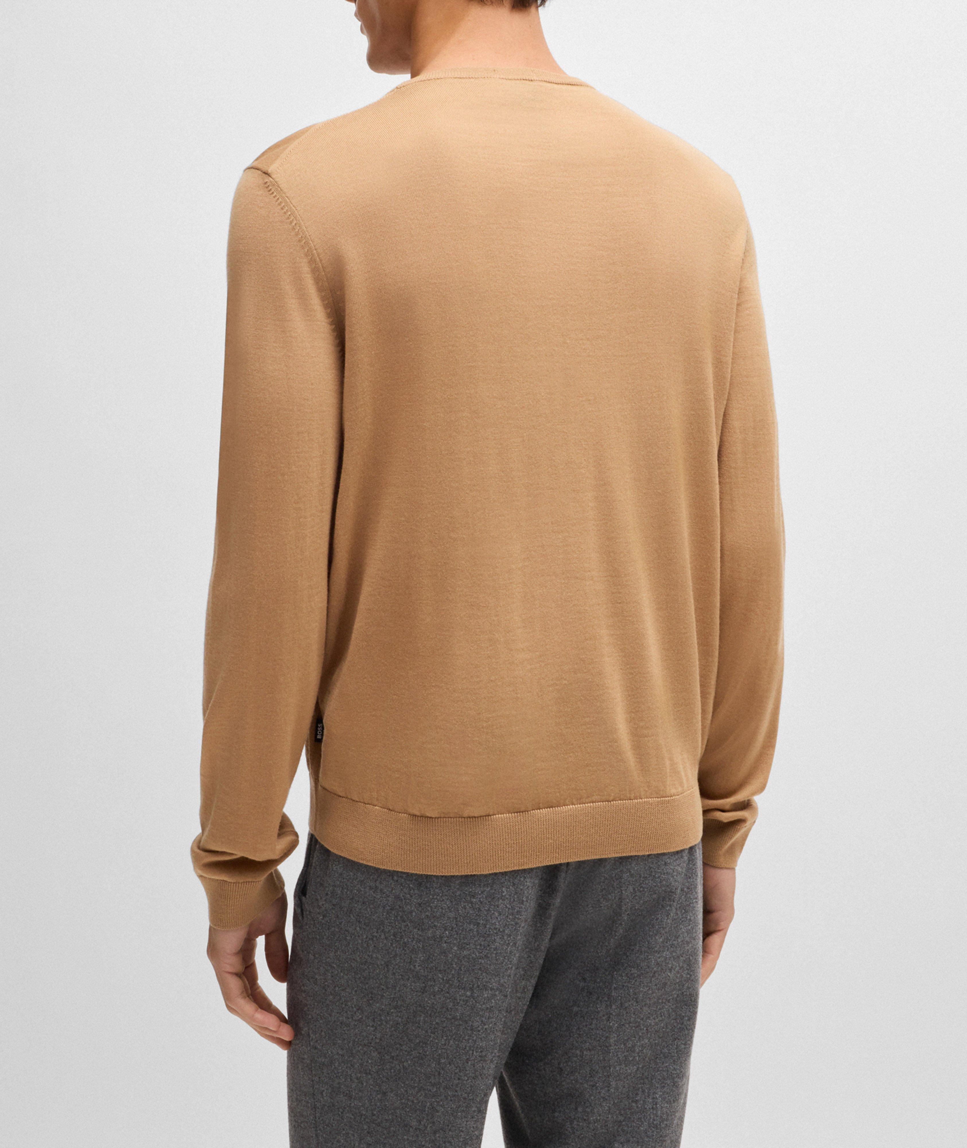 Slim-Fit Virgin Wool Sweater image 6