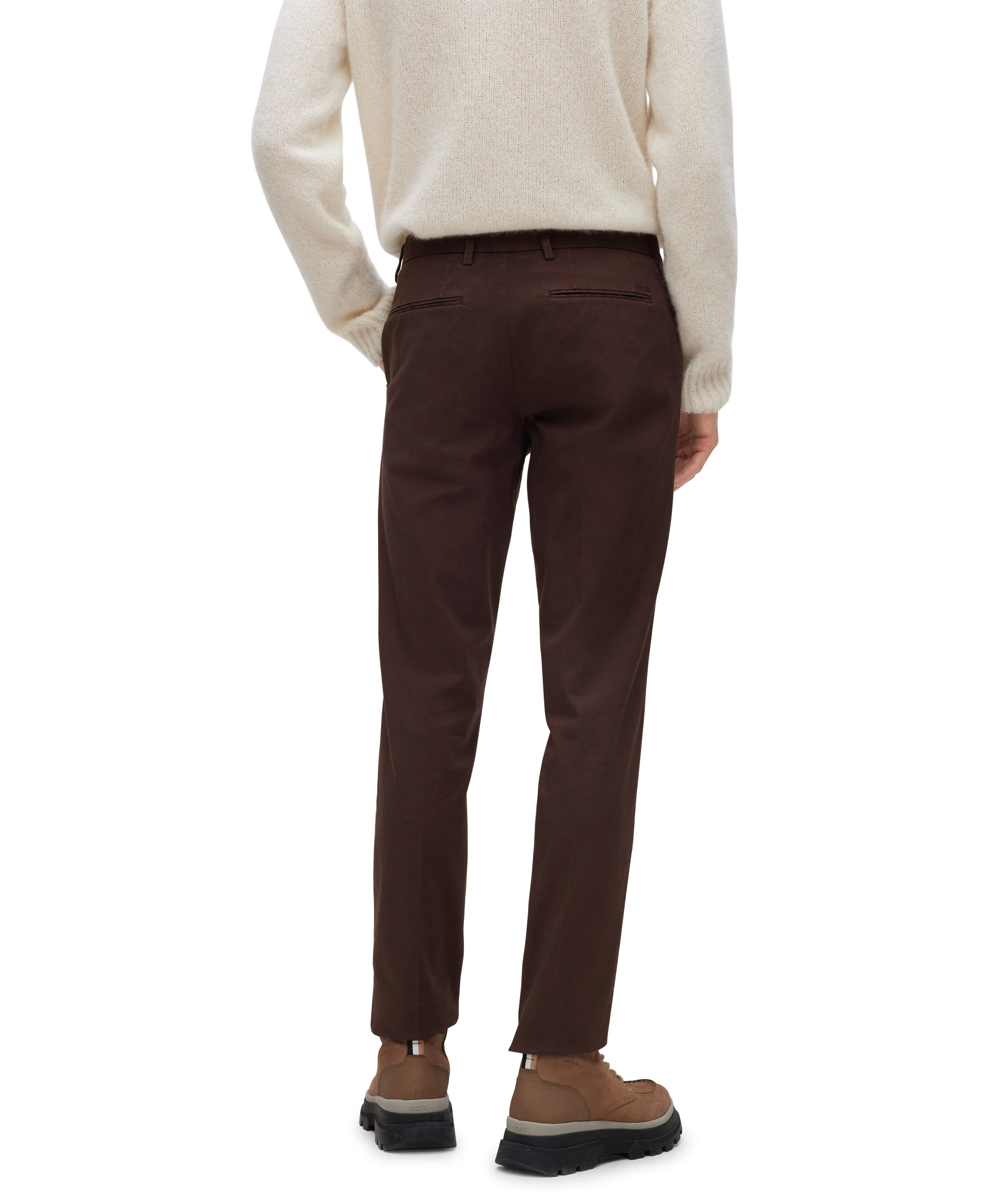 Slim-Fit Stretch-Cotton Gabardine Chino Pants image 2