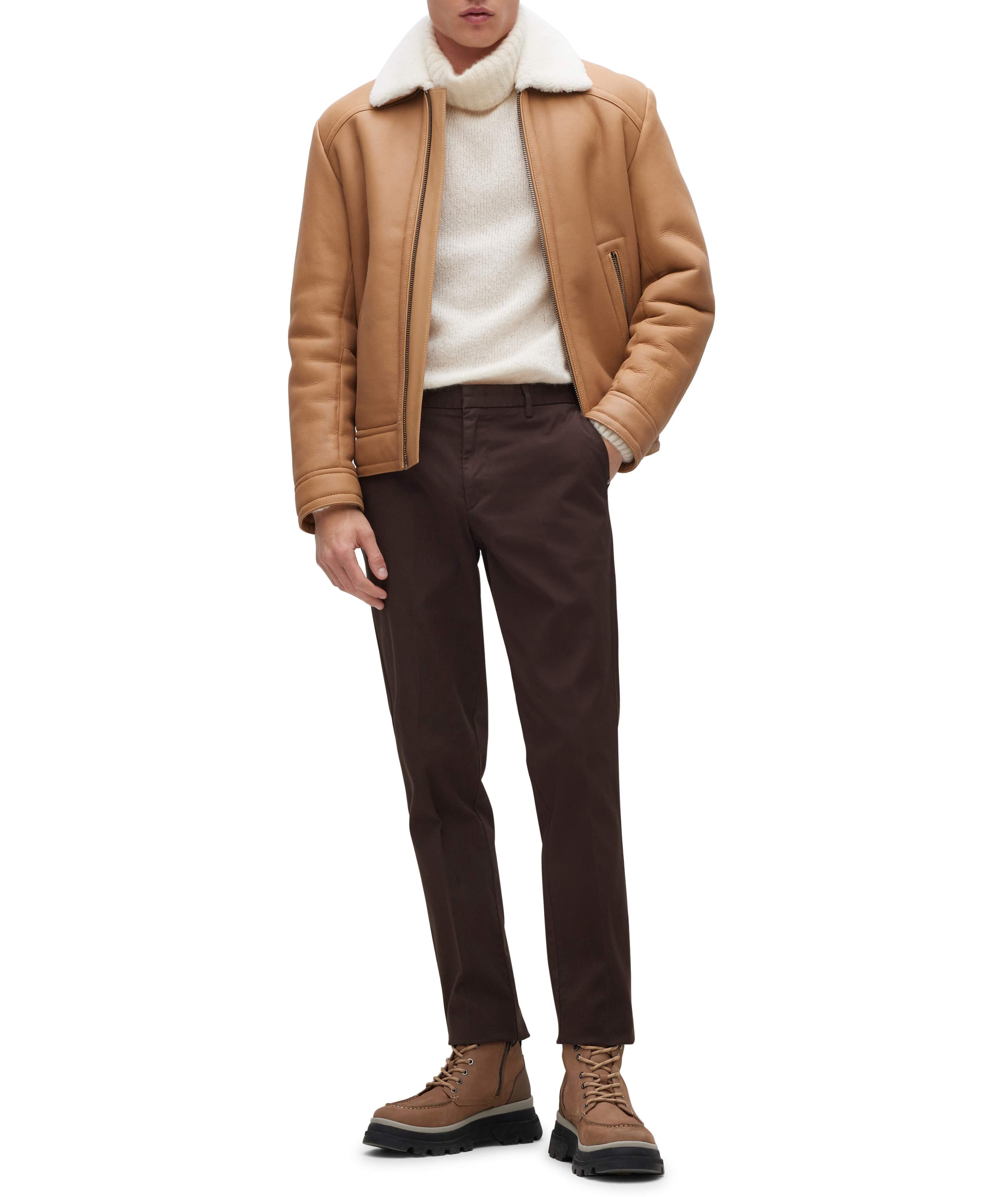 Slim-Fit Stretch-Cotton Gabardine Chino Pants image 5
