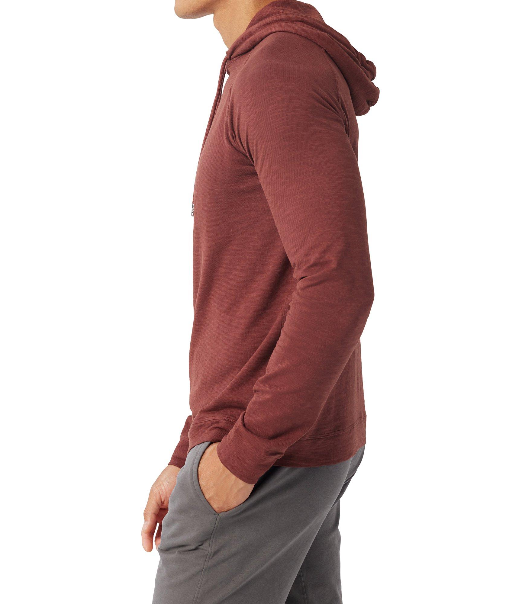 Long-Sleeve Soft Slub Hooded Sweater image 4