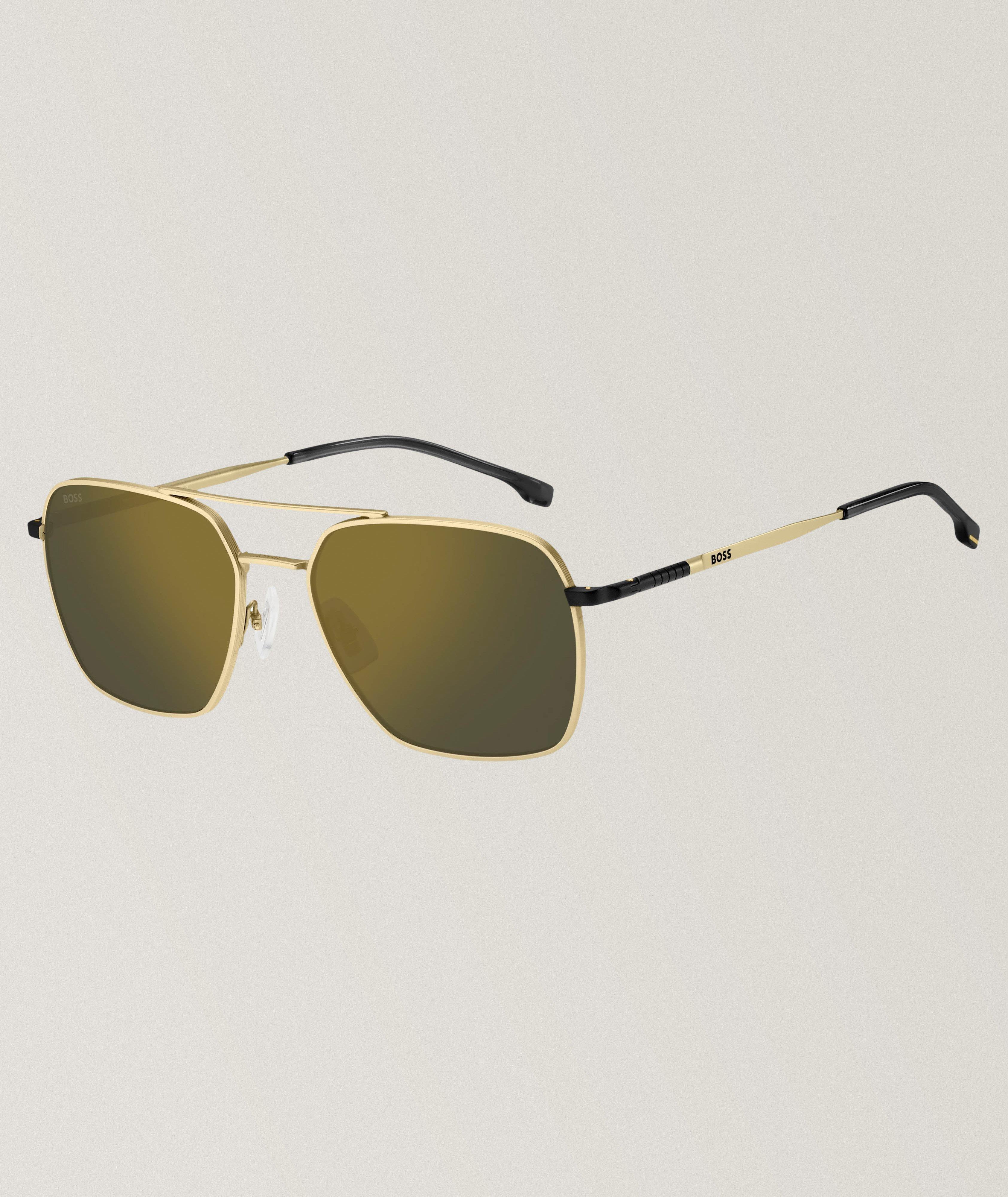 Mirrored Lens Square Sunglasses image 2