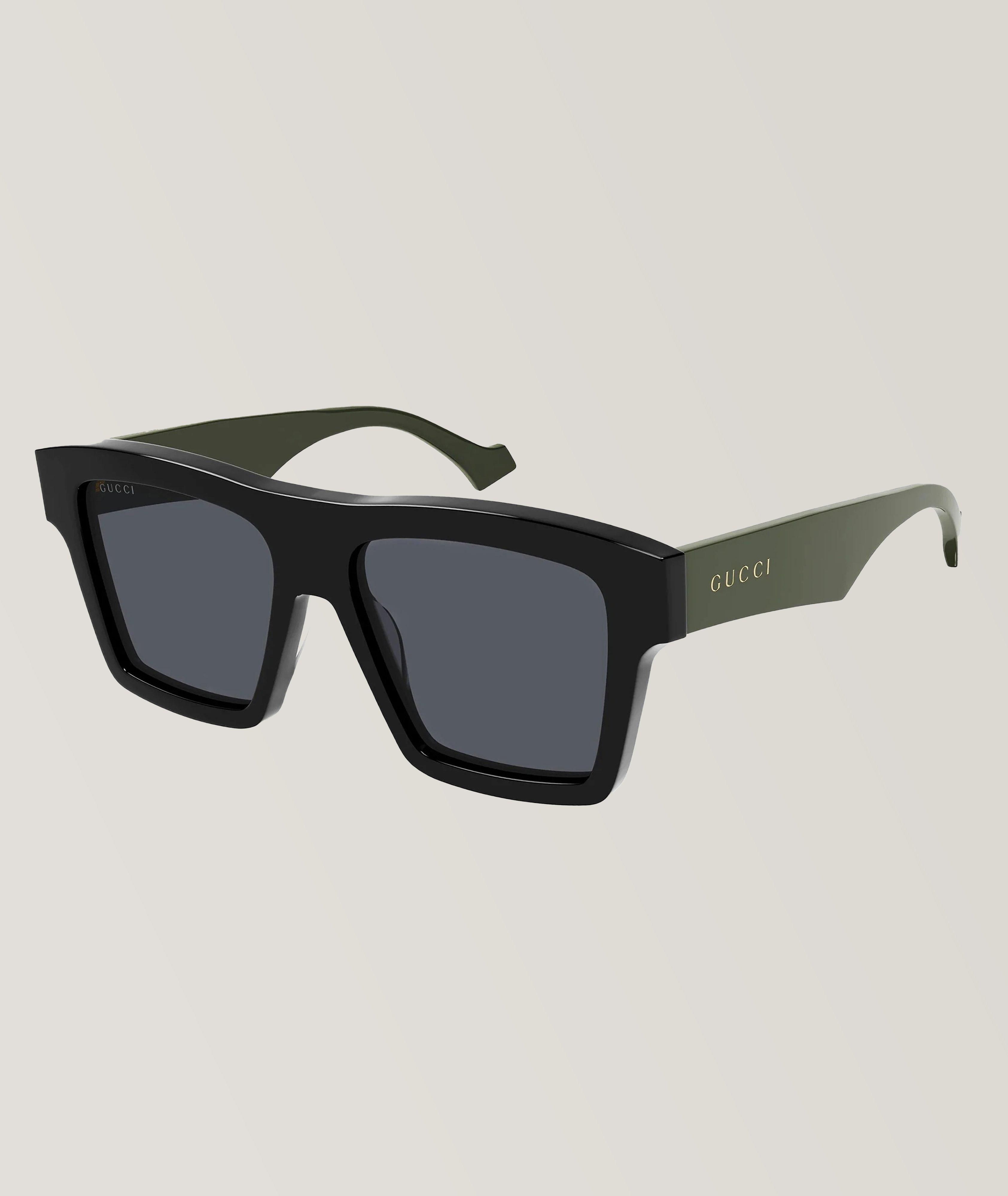 Gucci Block Rectangle Frame Sunglasses | Eyewear | Harry Rosen