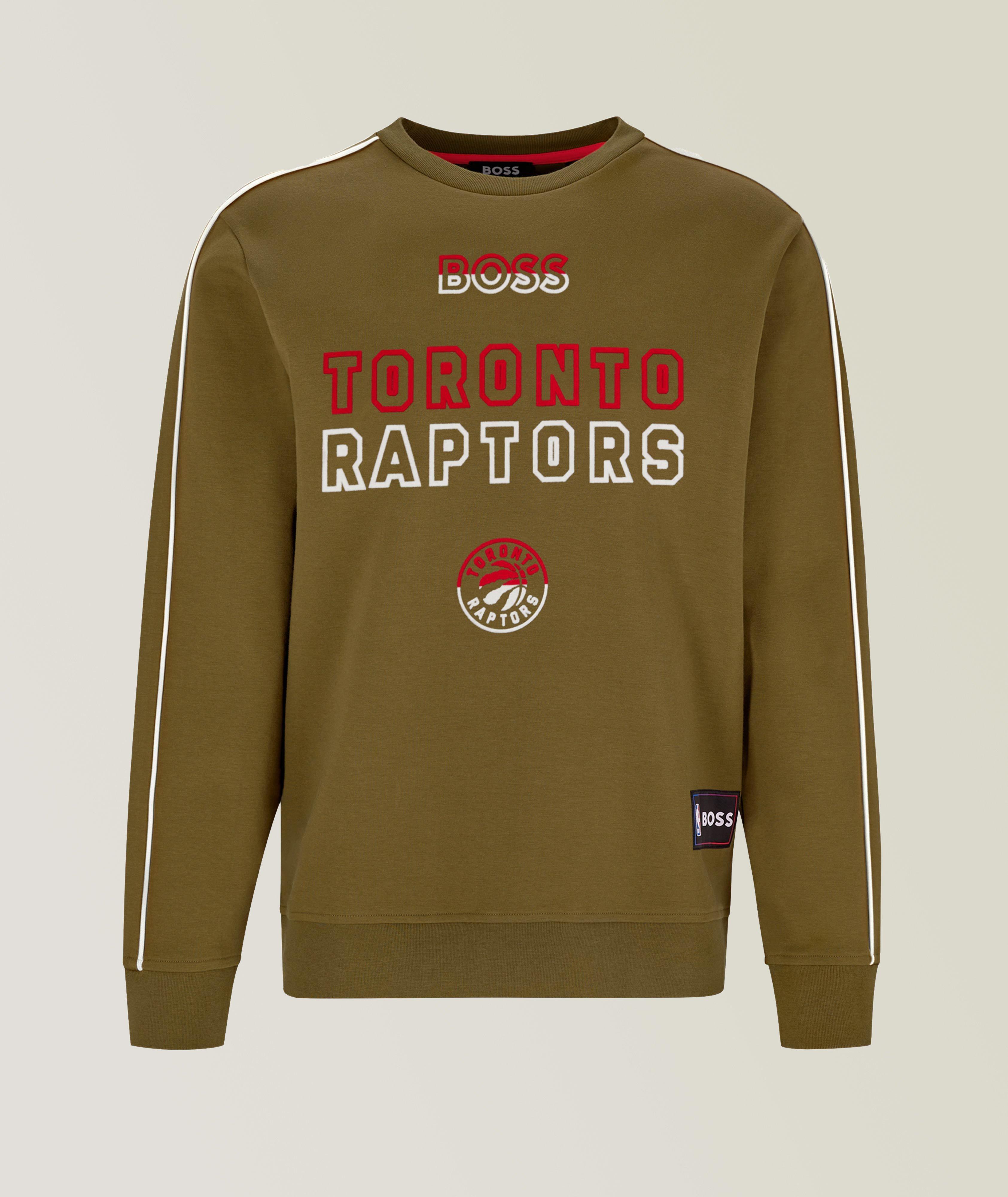 BOSS X NBA Cotton-Blend Raptors Sweatshirt image 0