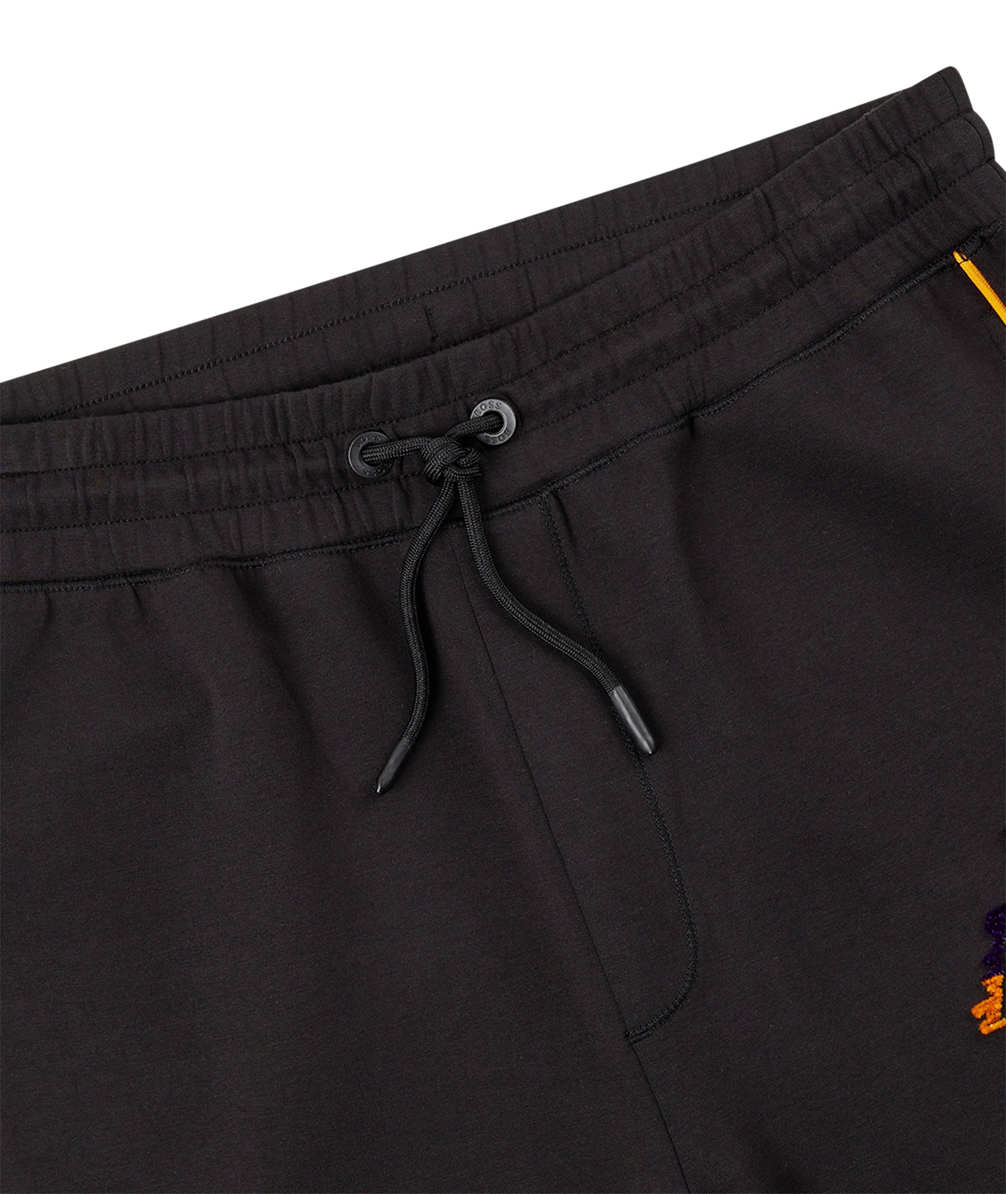 BOSS X NBA Cotton-Blend Lakers Shorts image 1
