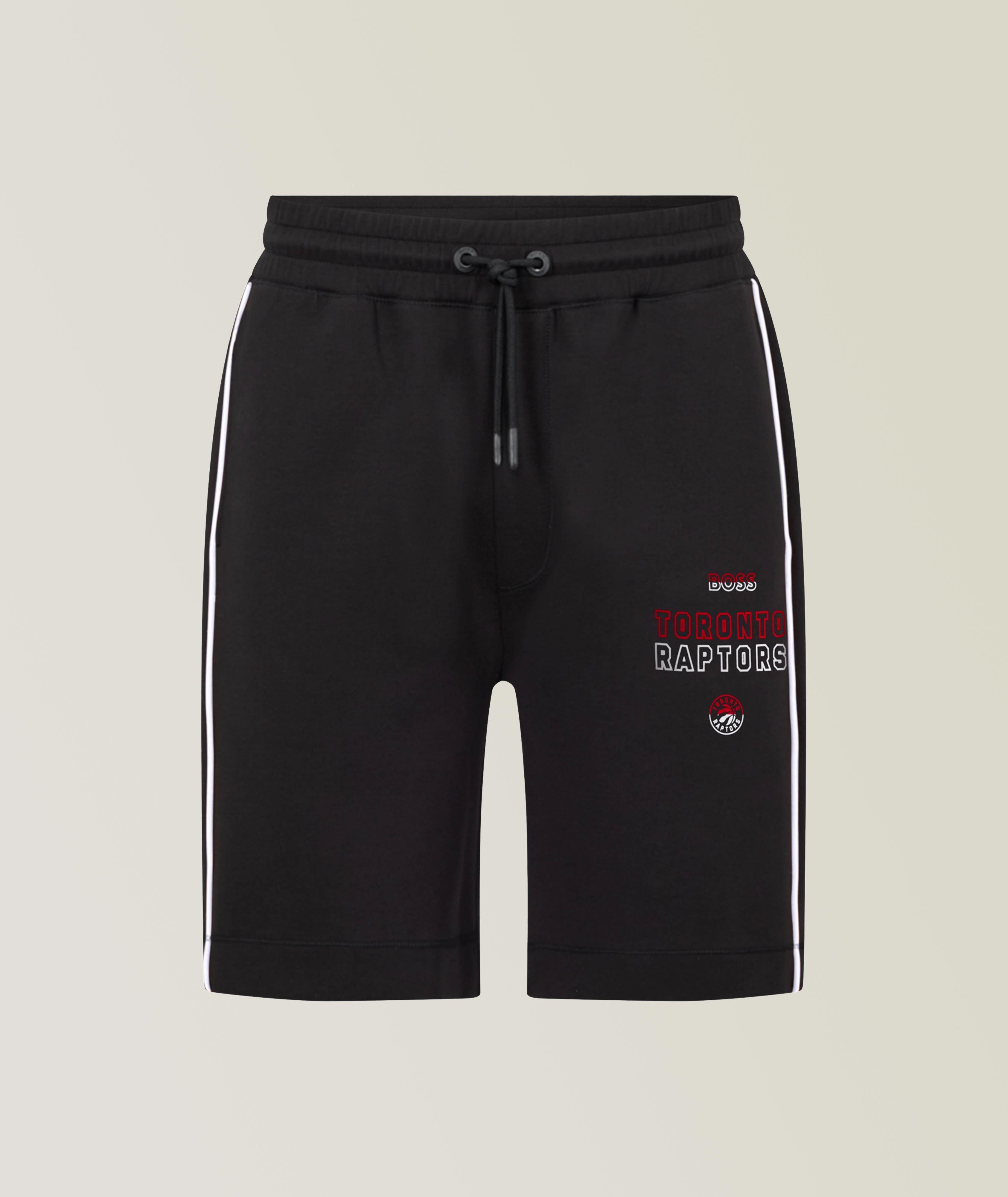 BOSS X NBA Cotton-Blend Raptors Shorts image 0