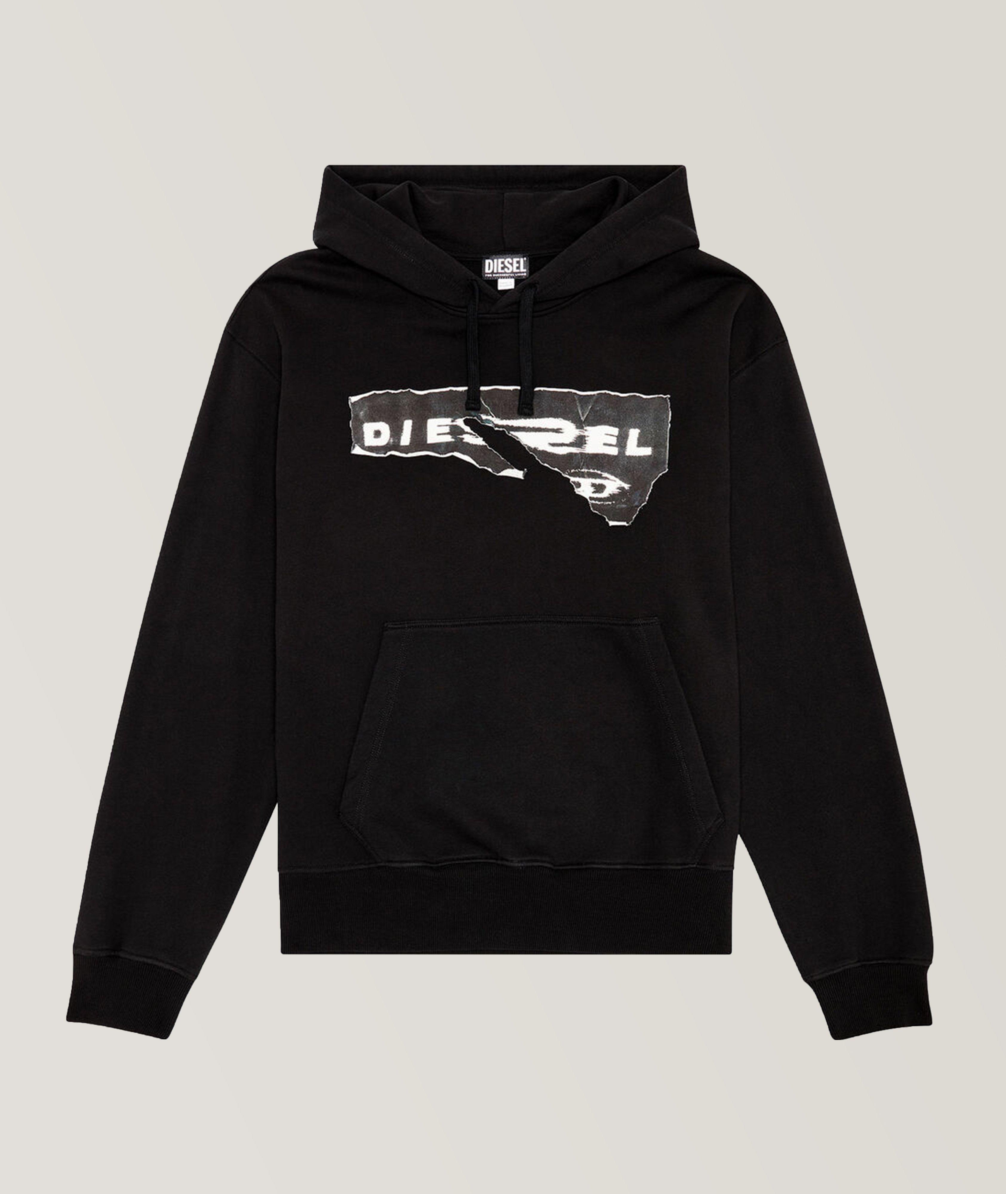 Diesel Peel Off Logo Pullover Hoodie Sweaters Knits Harry Rosen