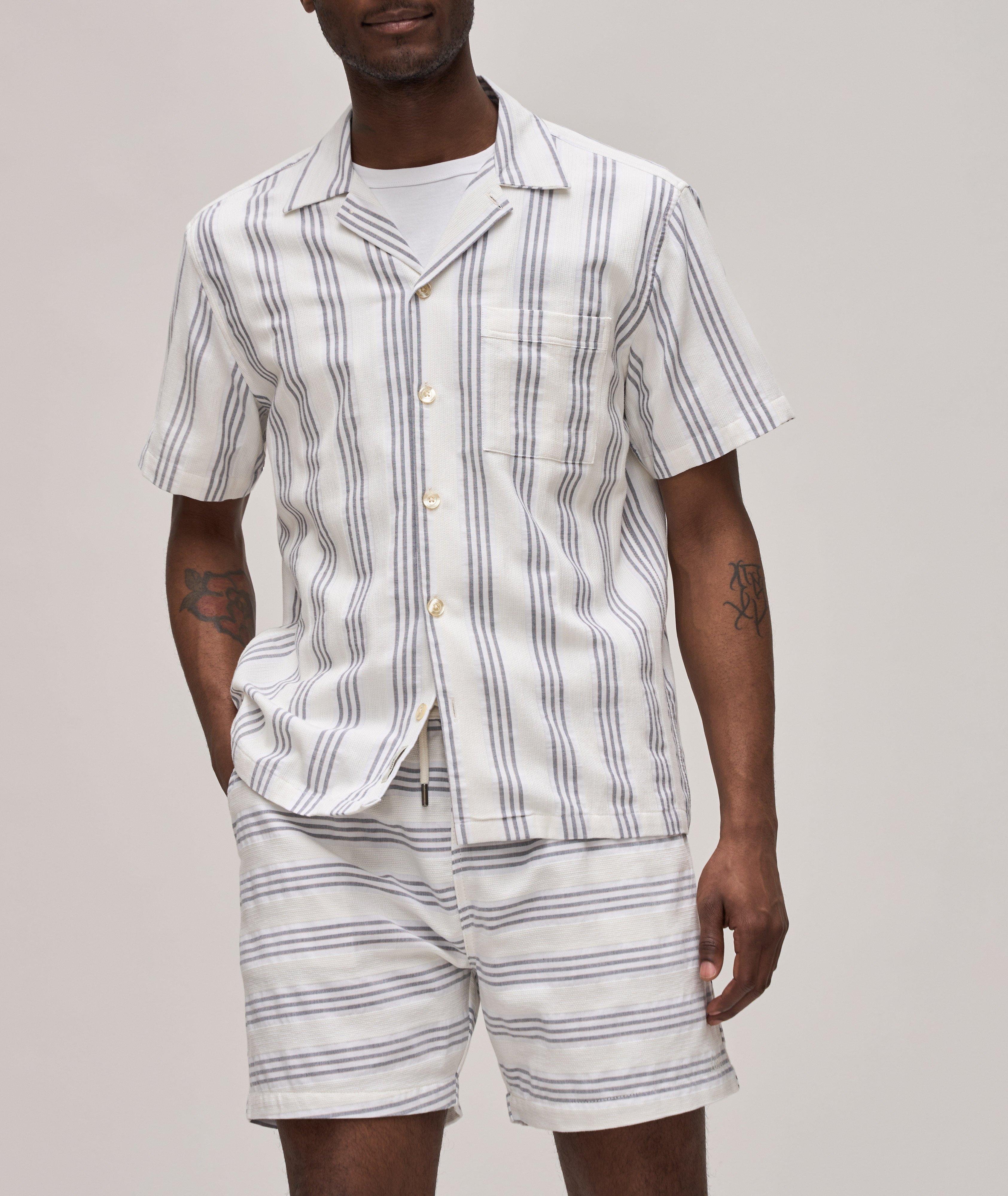 Striped Organic Cotton Sport Shirt image 2