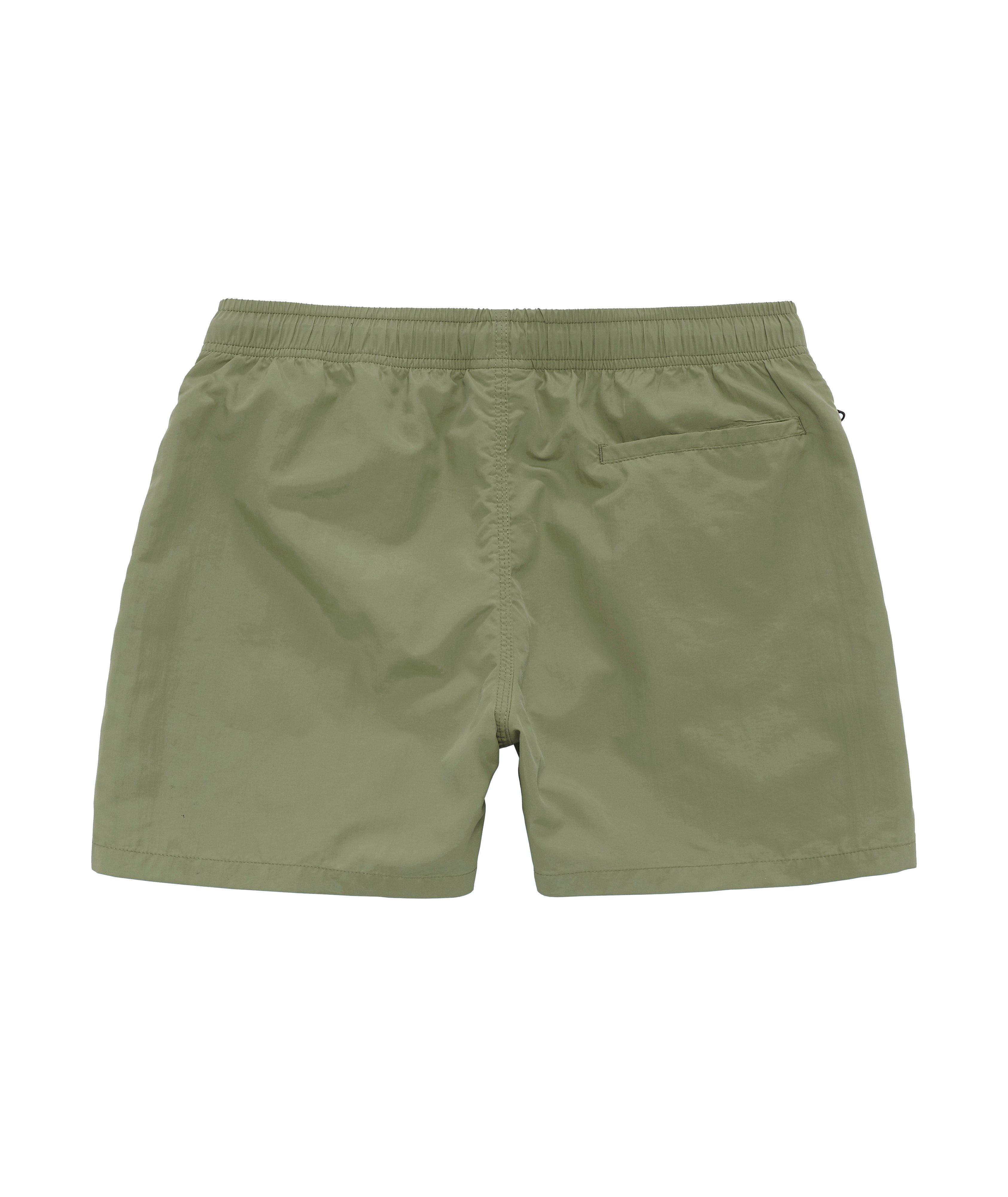 Short de bain uni en nylon image 1