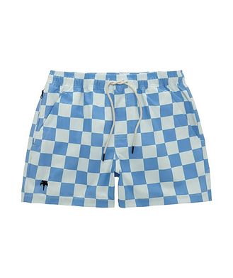 OAS Blue Chess Swim Shorts