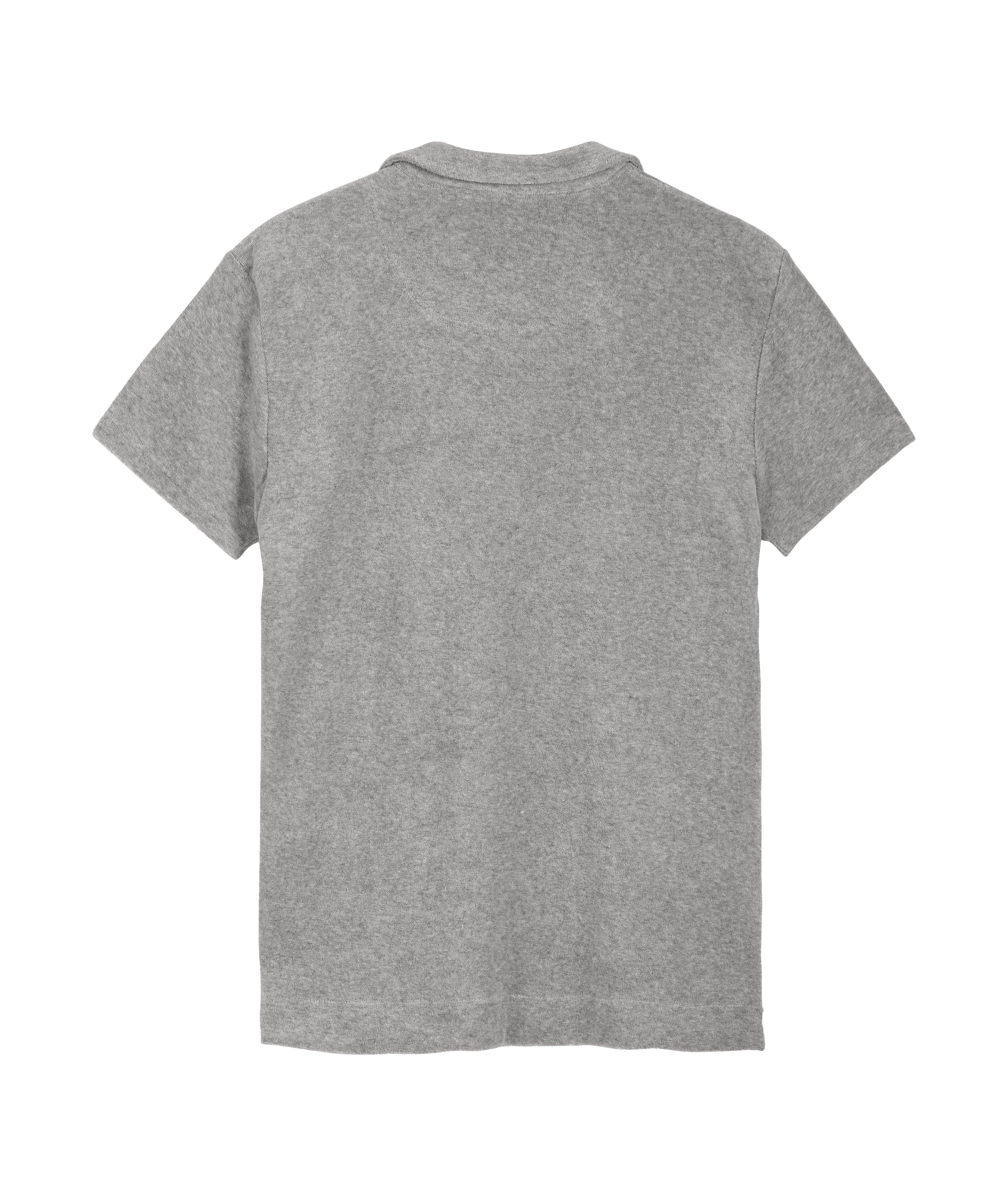 Mélange Terry Polo Shirt image 1