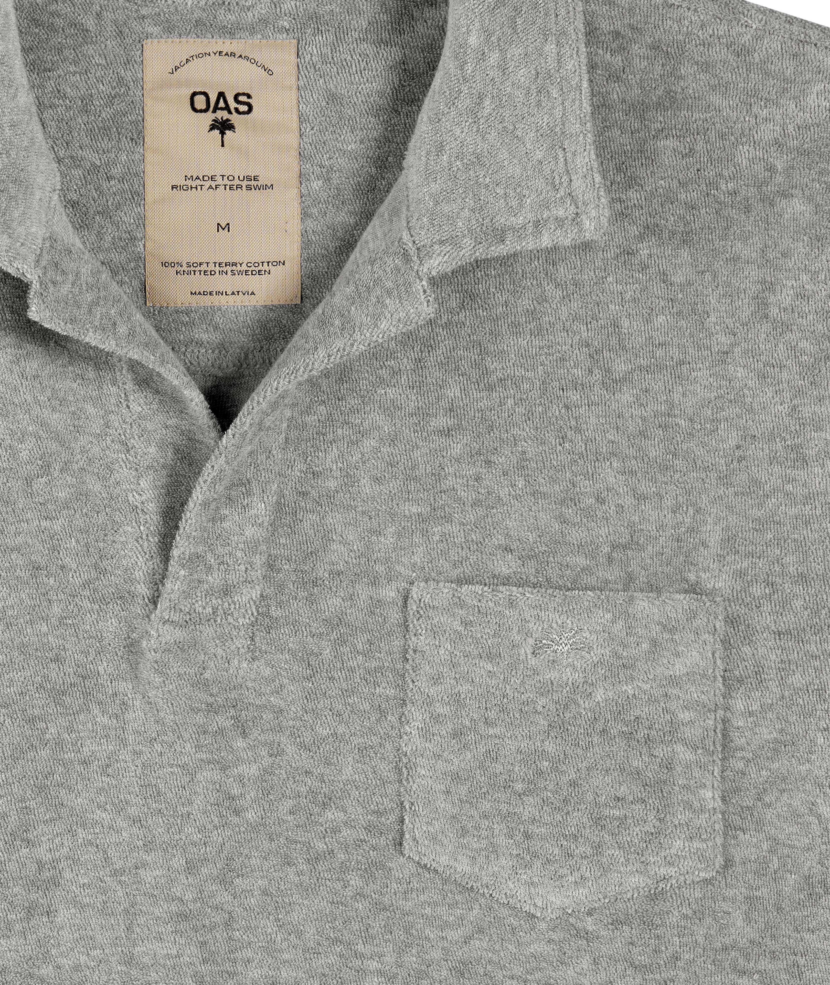 Mélange Terry Polo Shirt image 2
