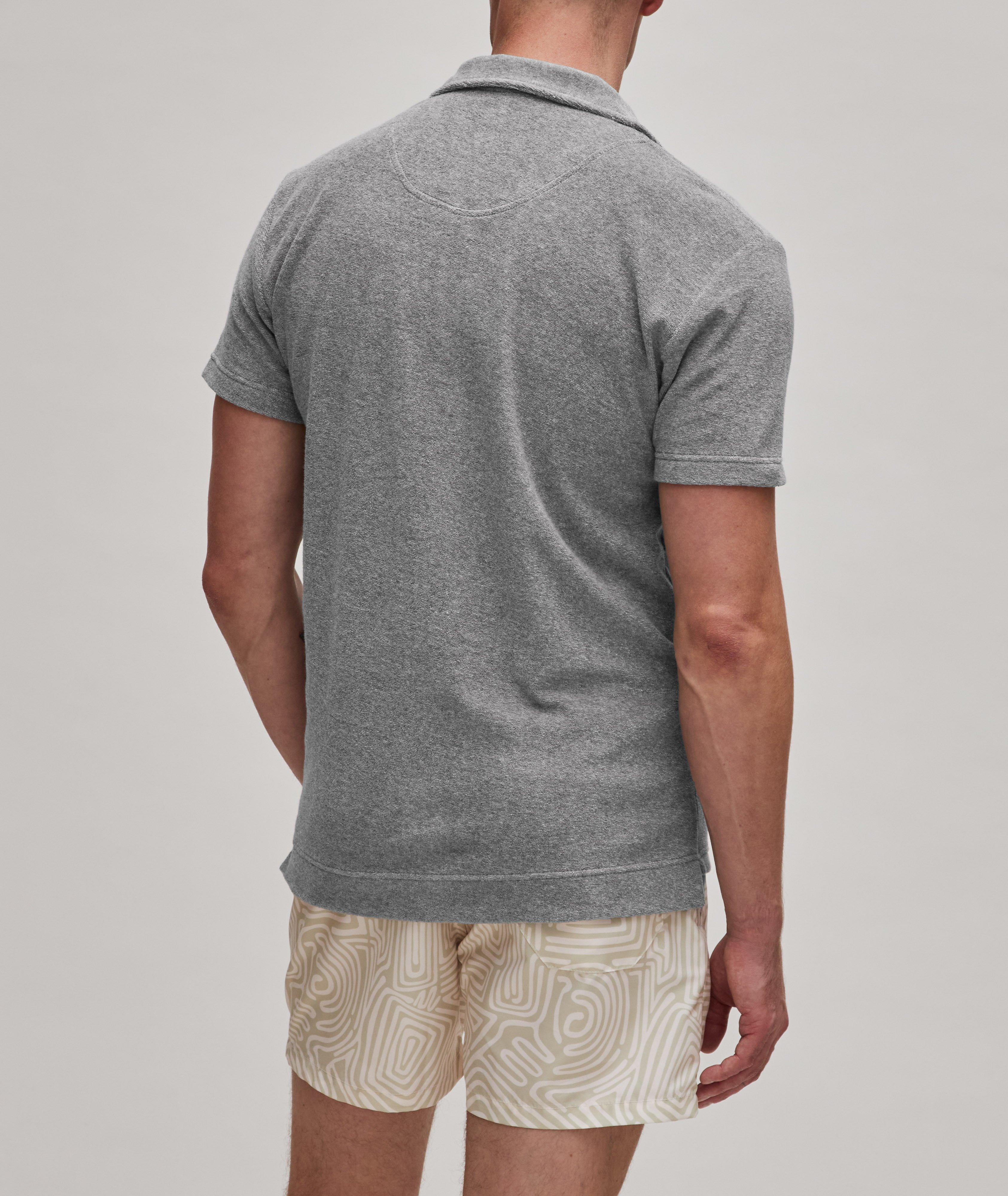 Mélange Terry Polo Shirt image 4