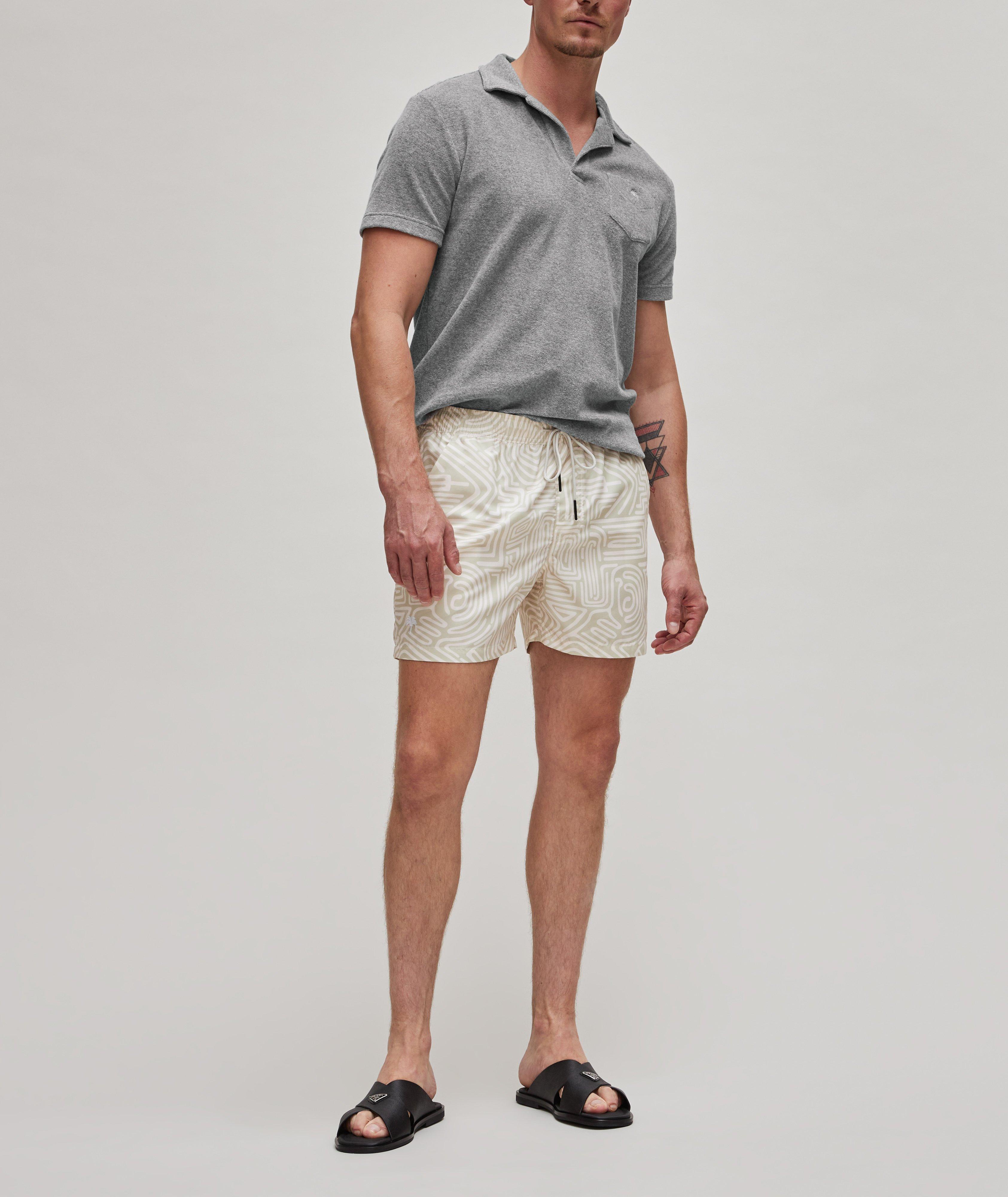 Mélange Terry Polo Shirt image 5