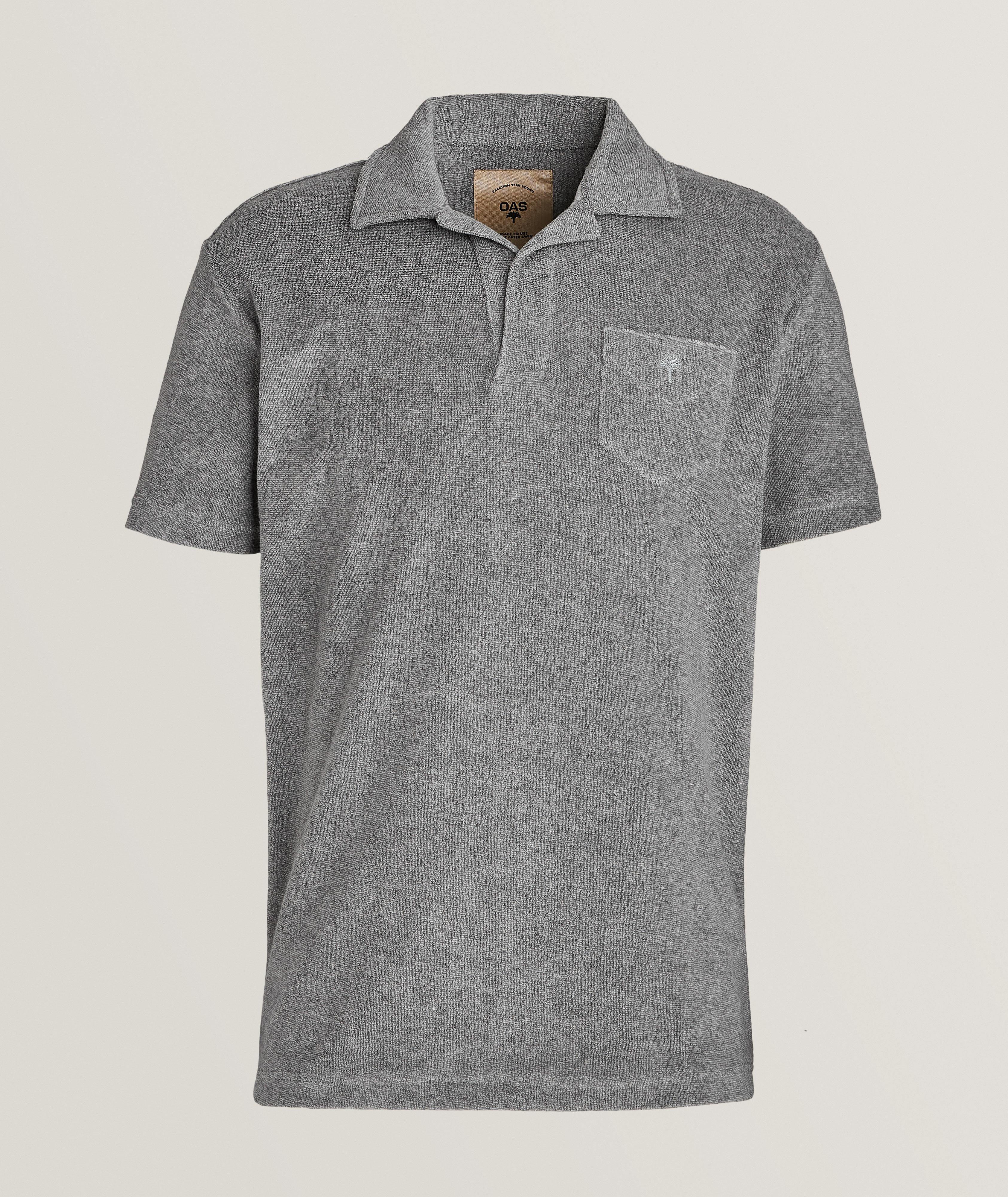 Mélange Terry Polo Shirt image 0