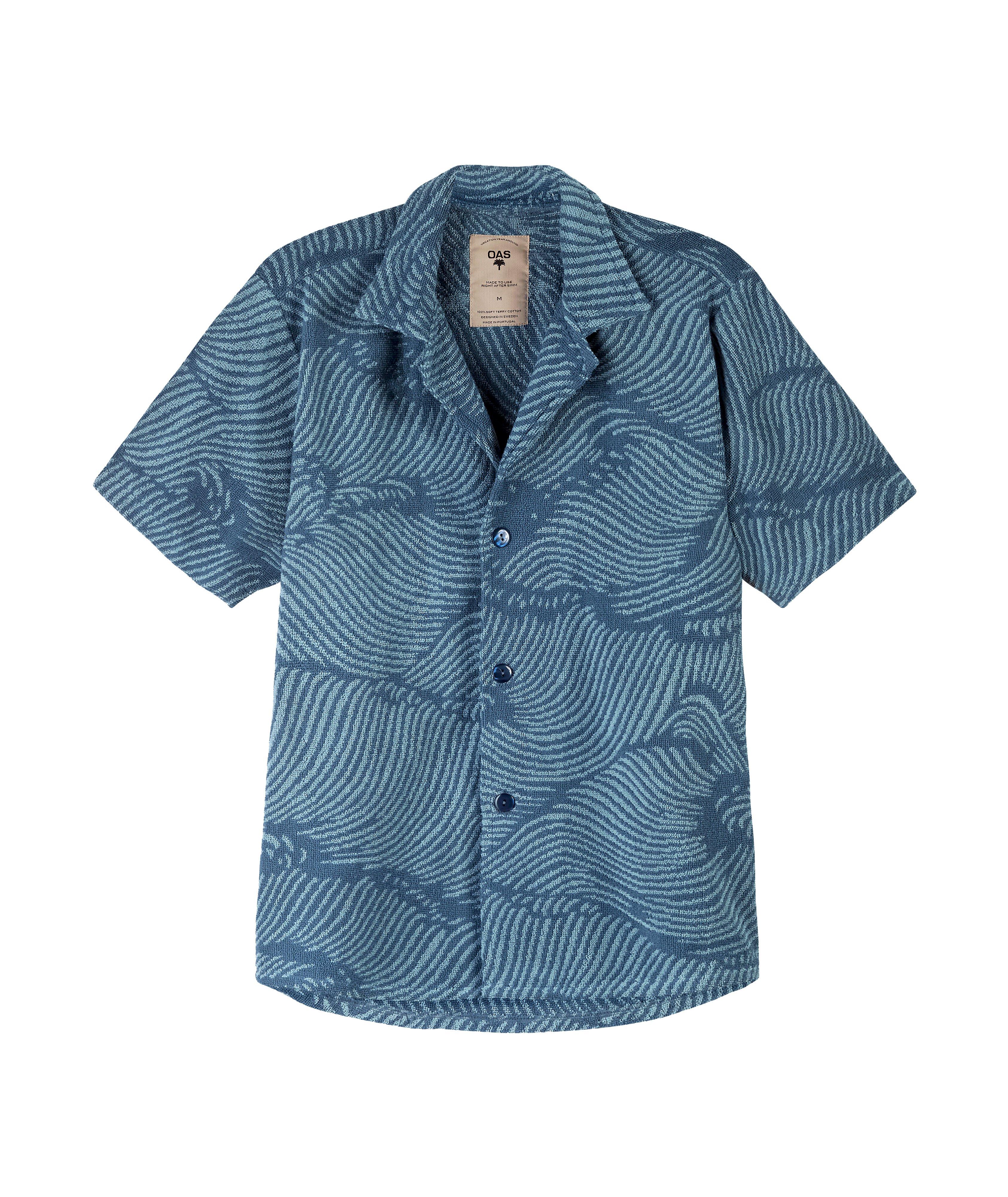 Wavy Terry Camp Shirt image 0