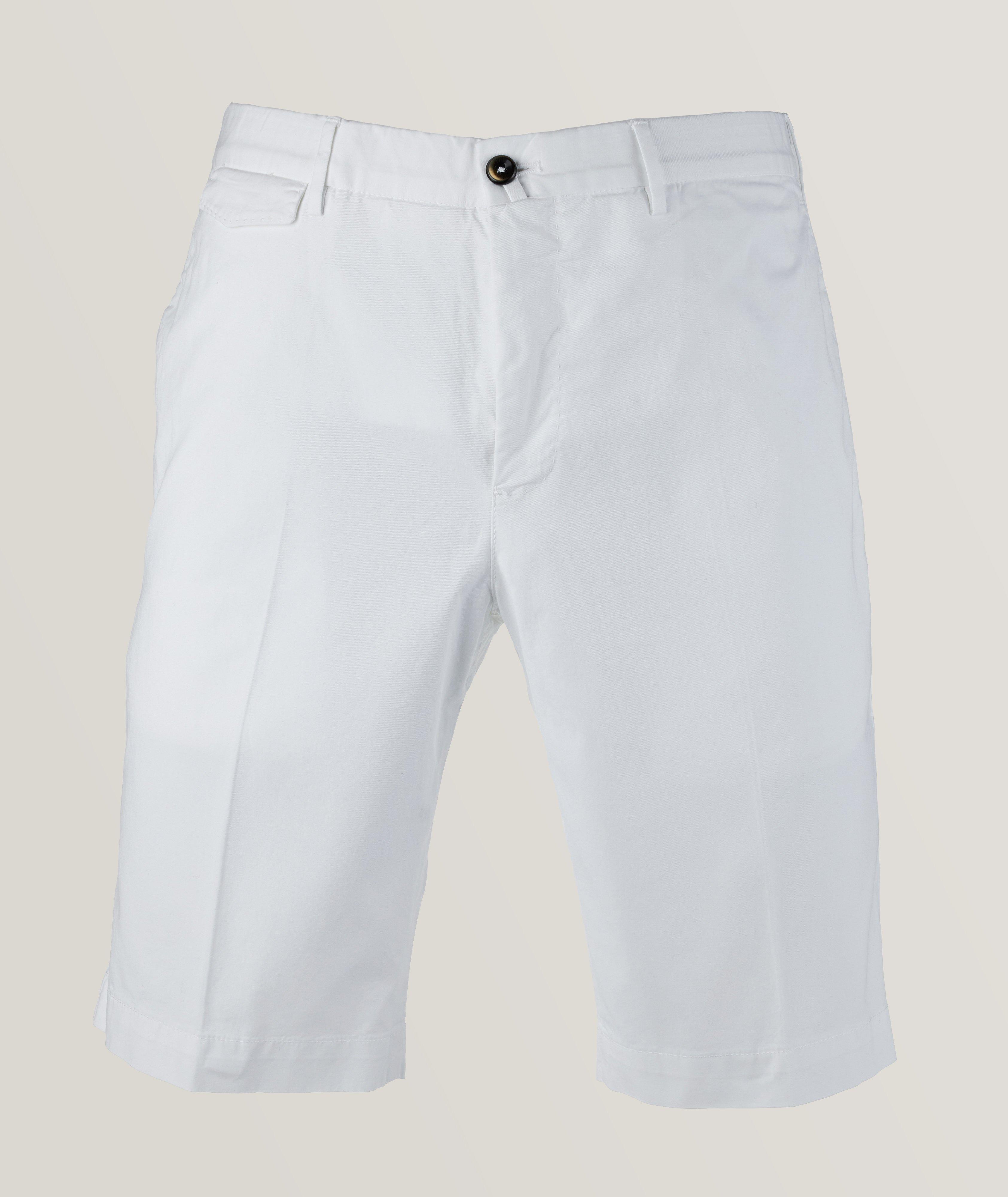 Cotton-Stretch Gab Bermuda Shorts image 0
