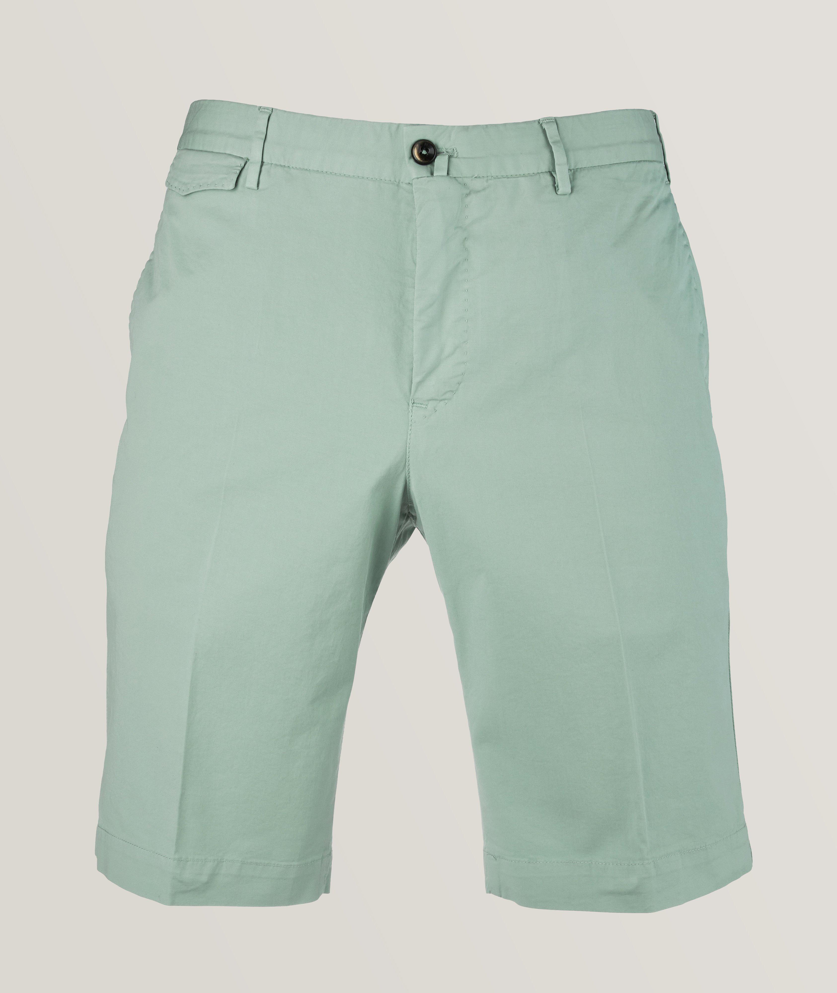 PT Cotton-Stretch Gab Bermuda Shorts, Shorts