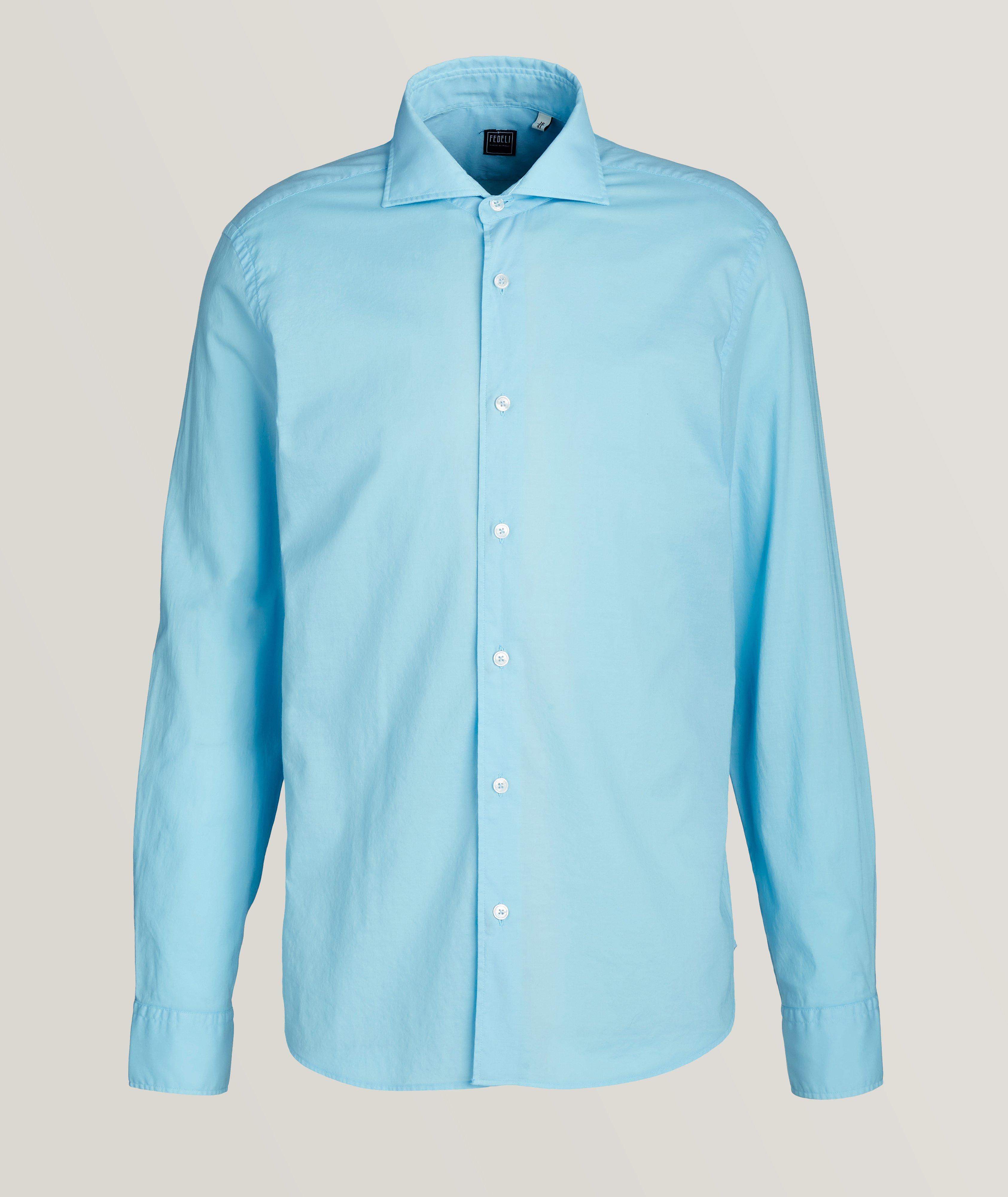 Fedeli Chemise Sean en coton extensible