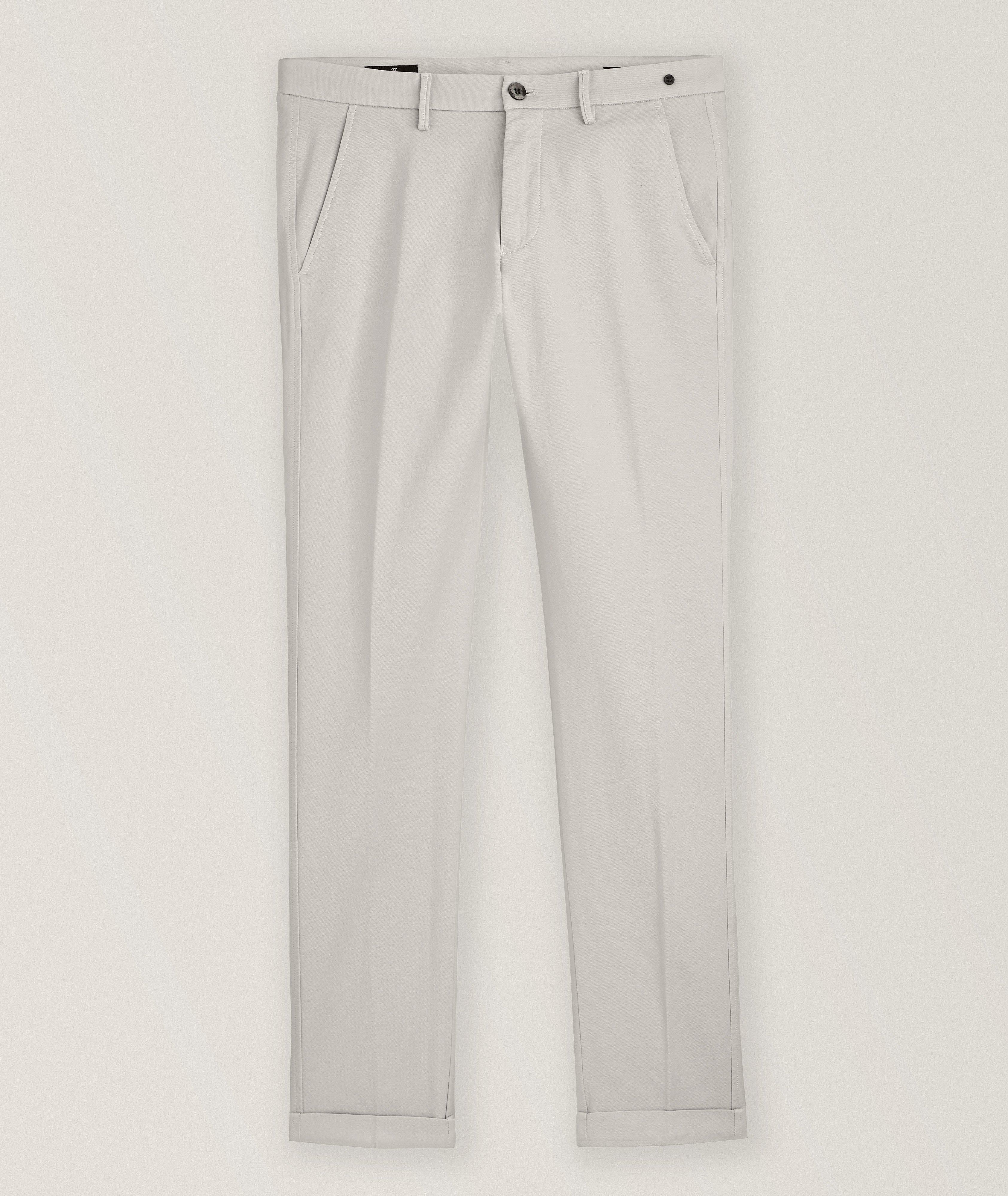 Slim-Fit Torino Jersey Stretch-Cotton Pants image 0