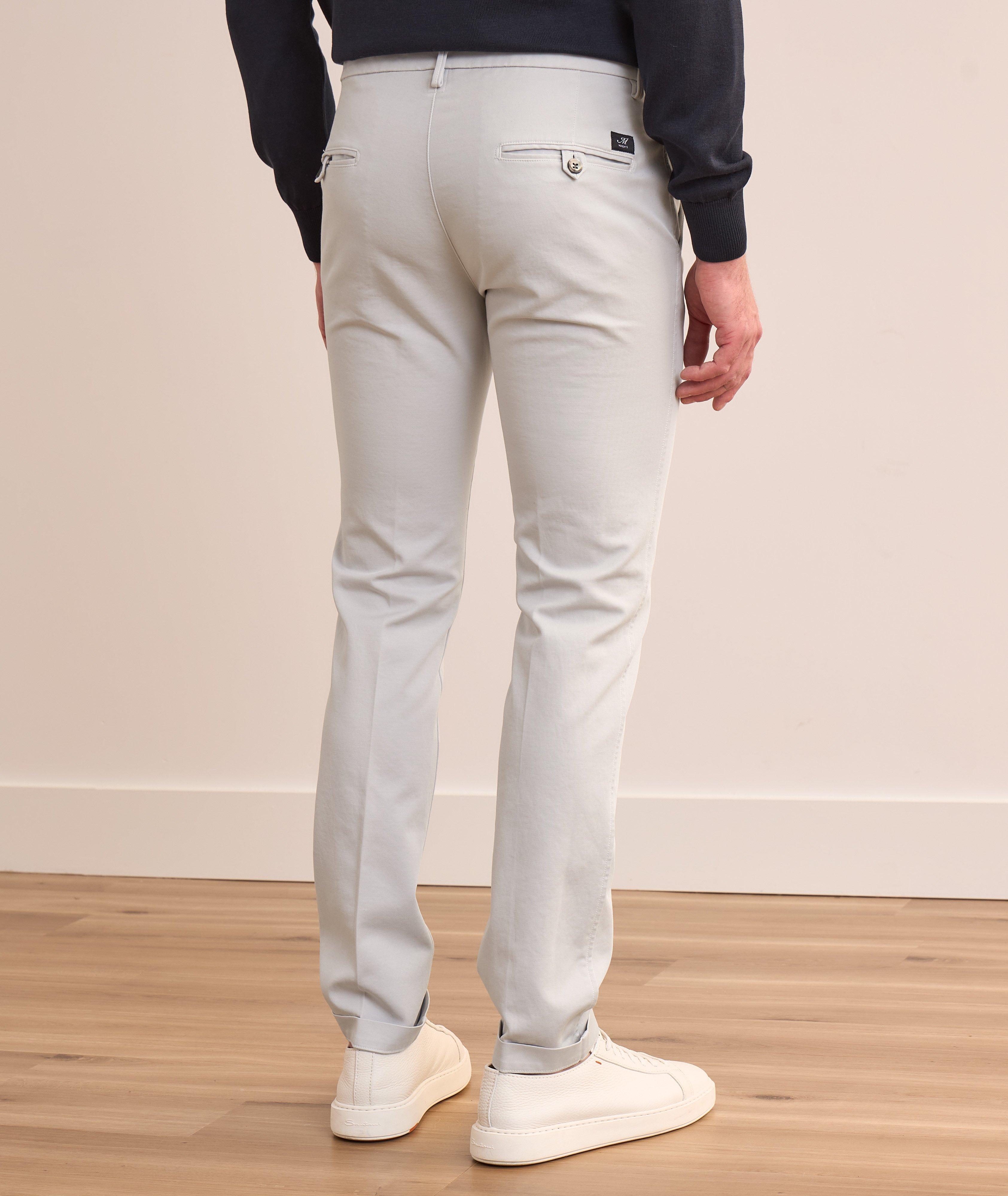 Slim-Fit Torino Jersey Stretch-Cotton Pants image 5
