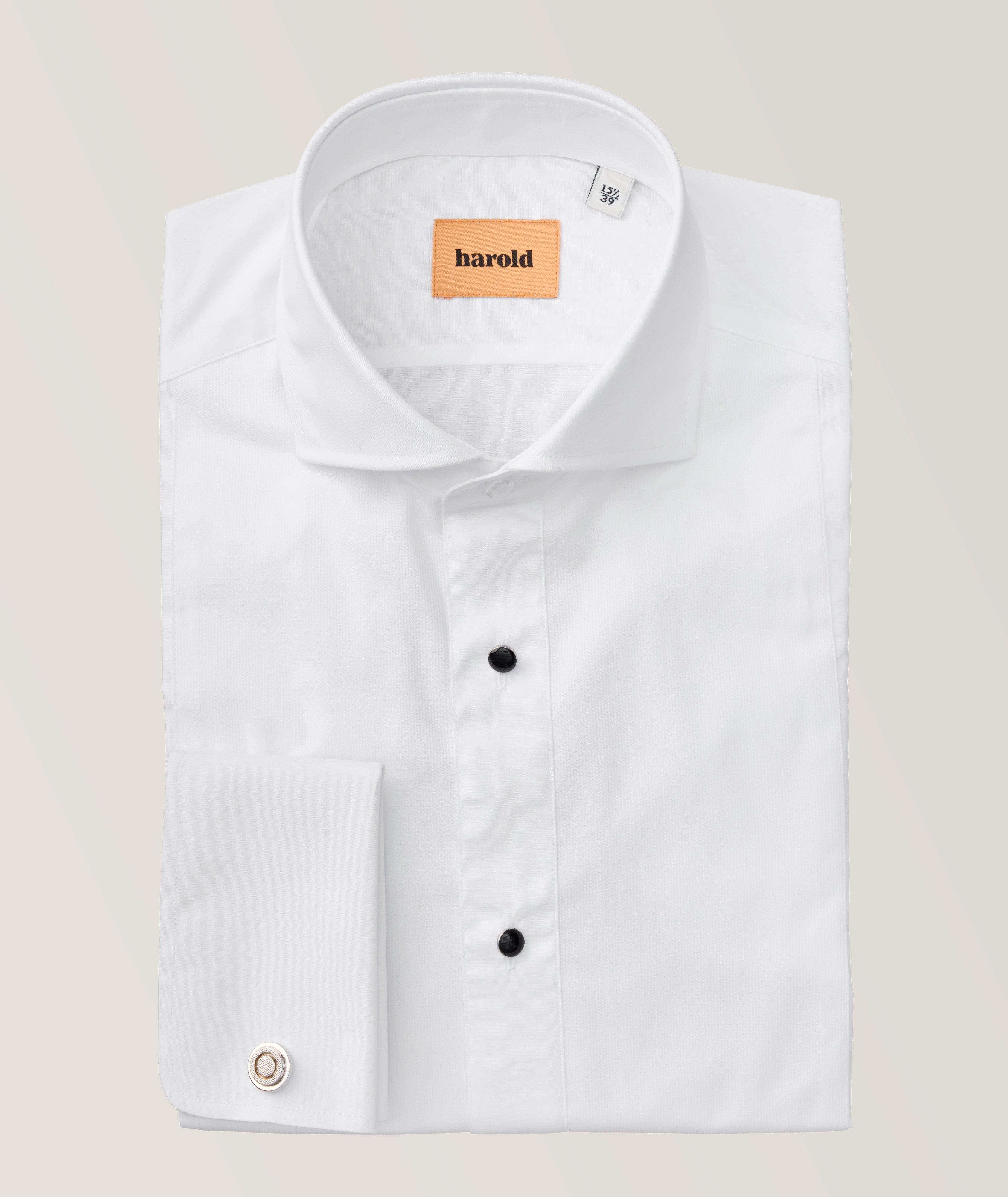 Piqué  Front Bibbed Dress Shirt image 0