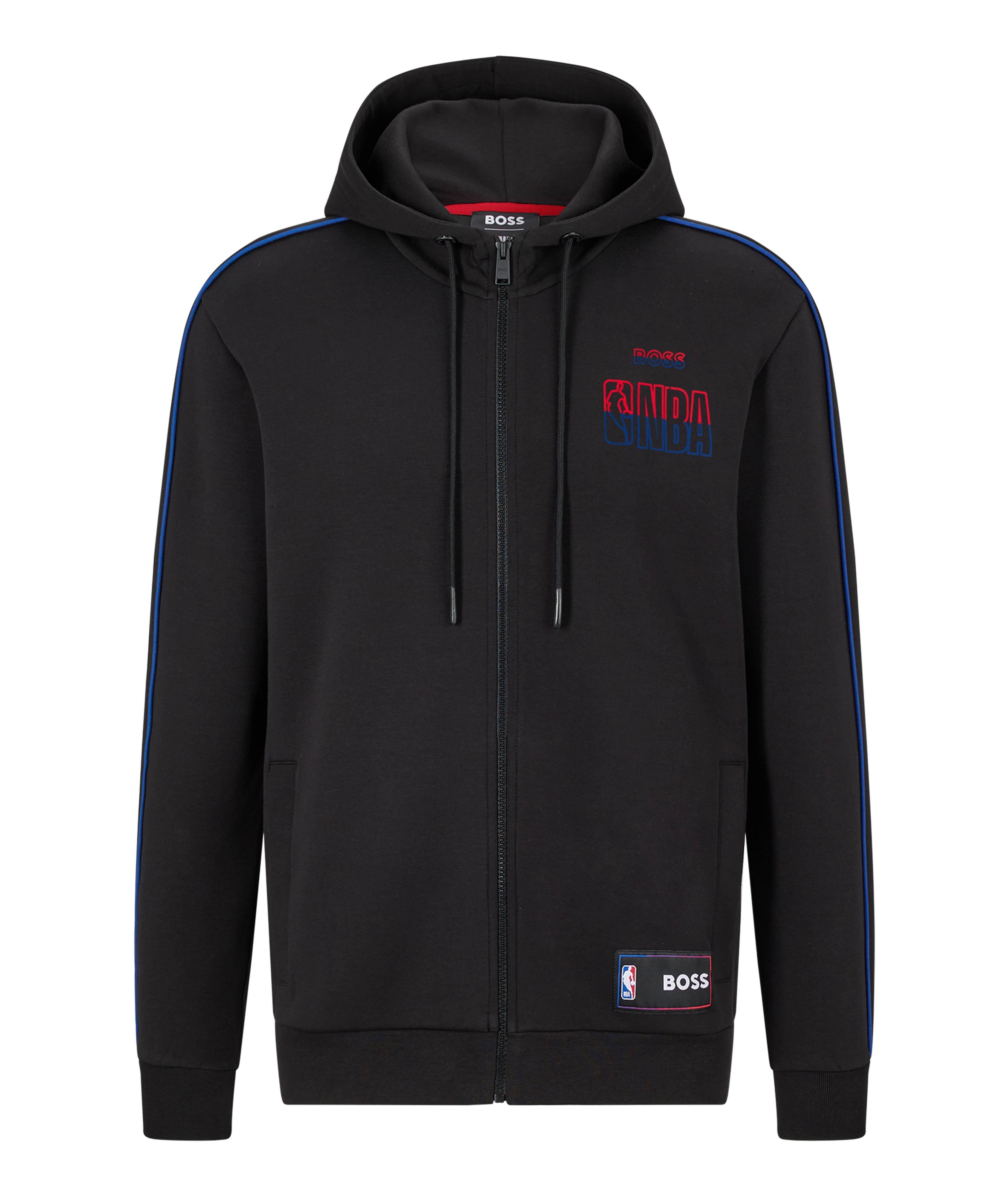 BOSS X NBA Cotton-Blend Zip-Up Hoody image 0