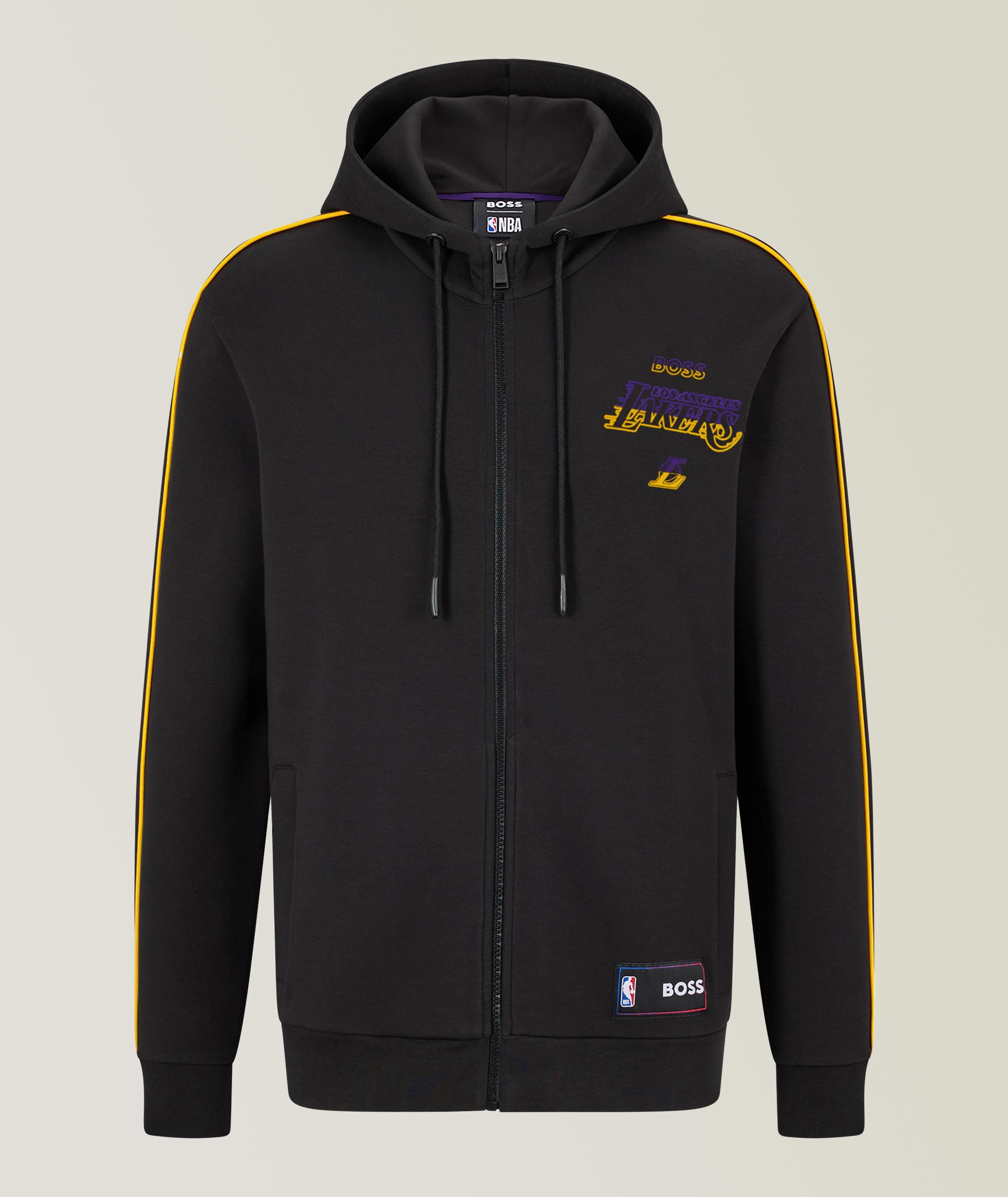 BOSS X NBA Cotton-Blend Zip-Up Hoody image 0