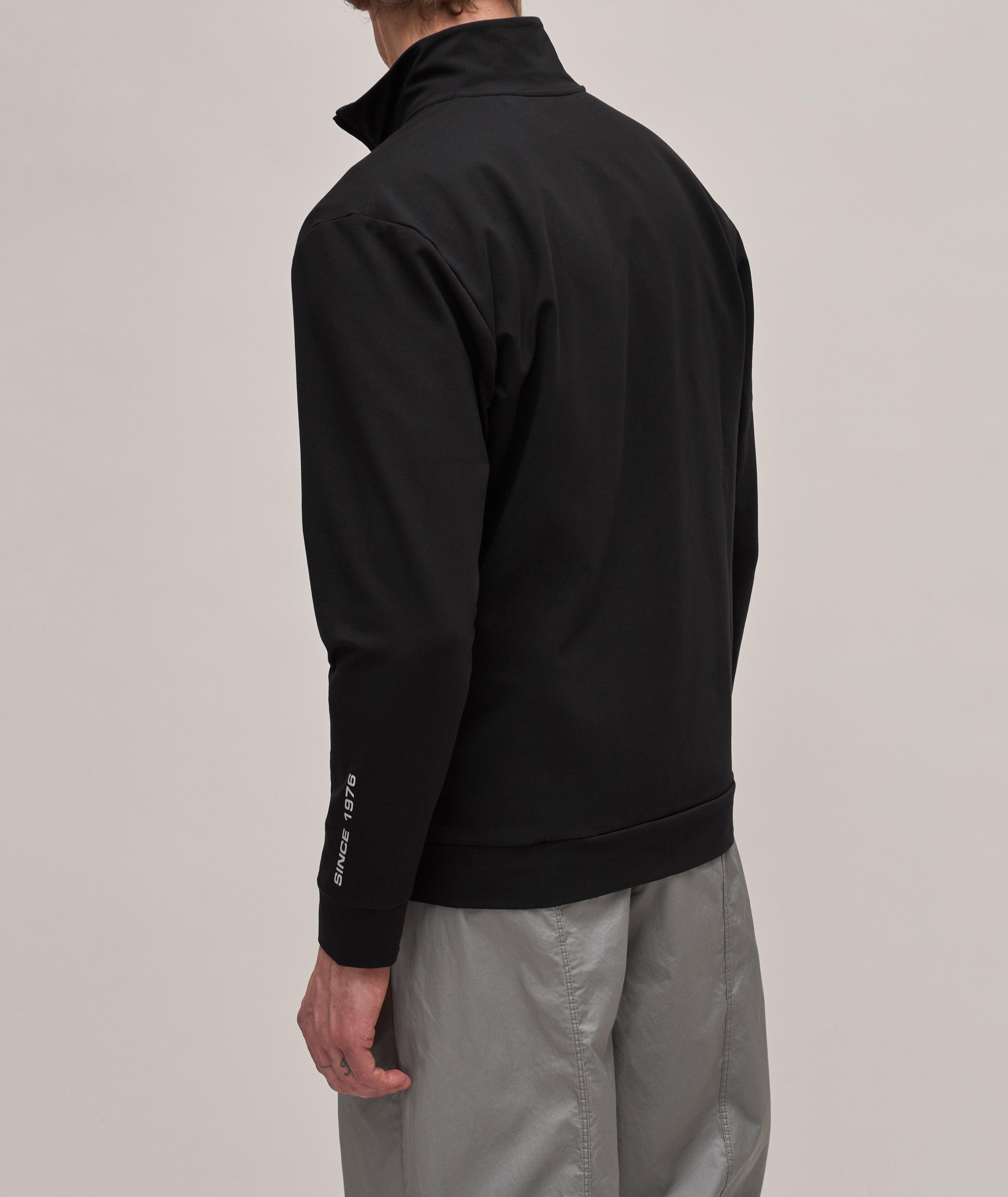 Pull en jersey à glissière avec logo réfléchissant image 2