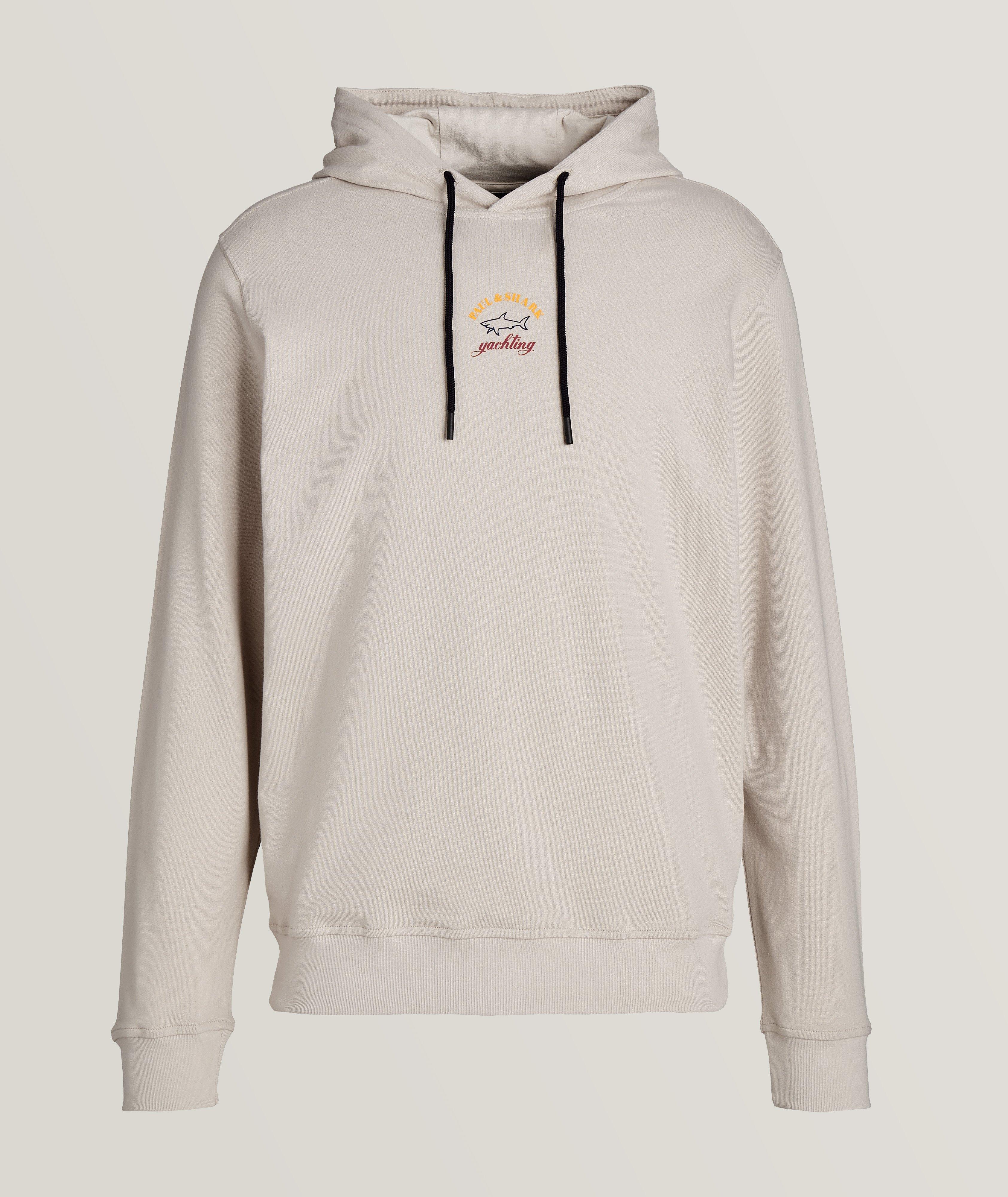 Cotton Logo Print Hooded Sweater image 0