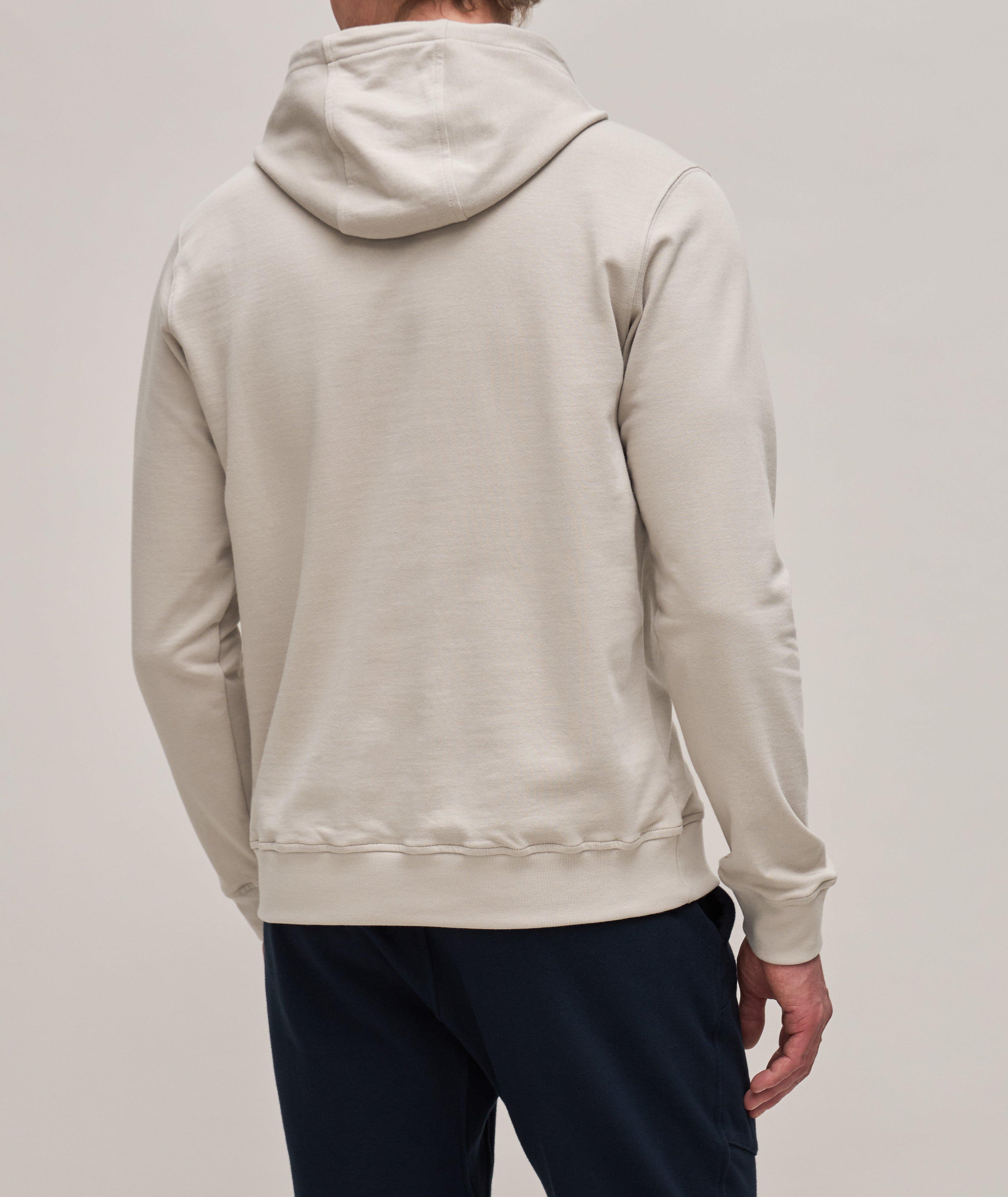 Cotton Logo Print Hooded Sweater image 2