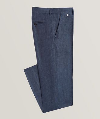 Agnona Slim-Fit Linen Trousers