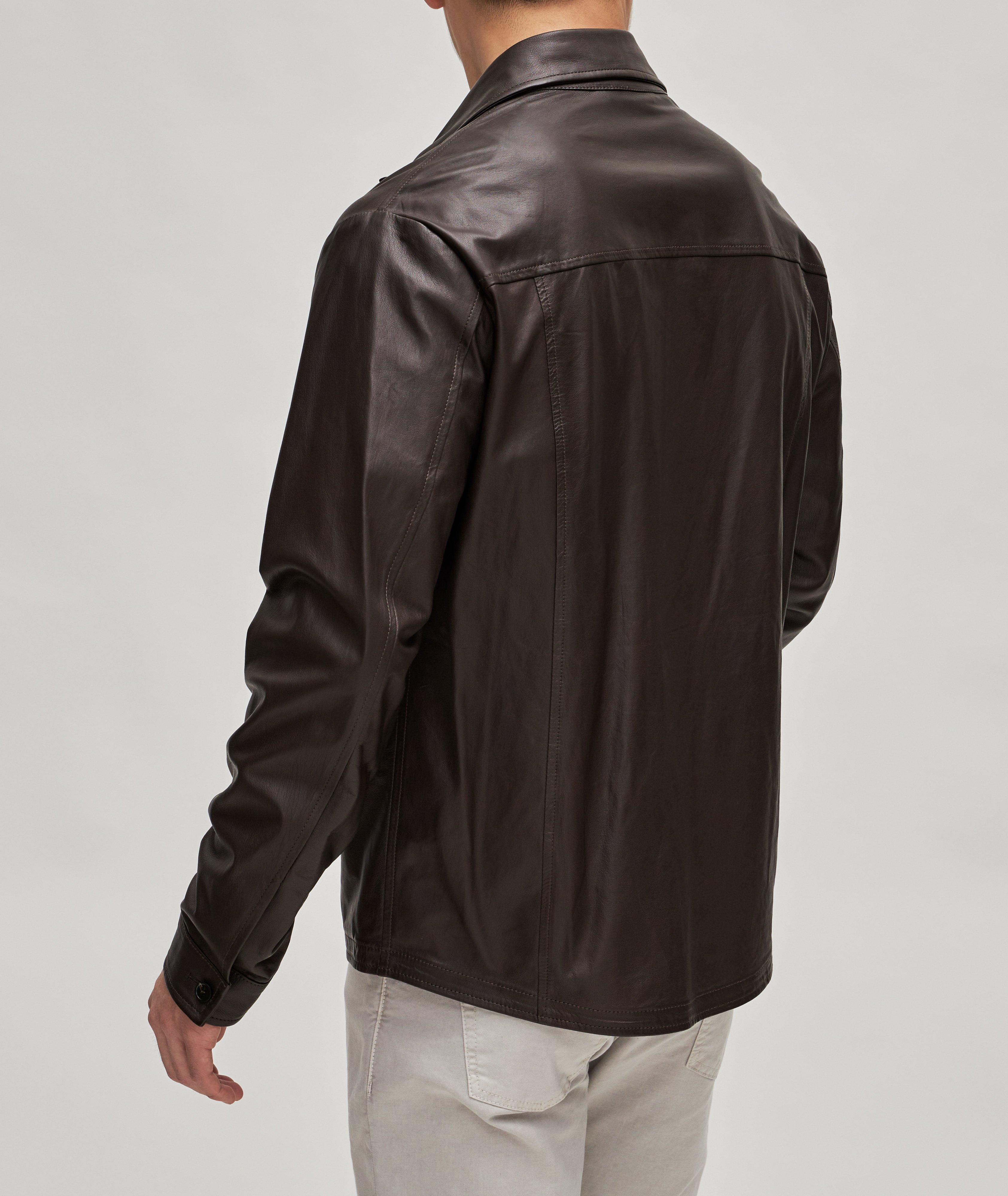 Leather Overshirt image 2