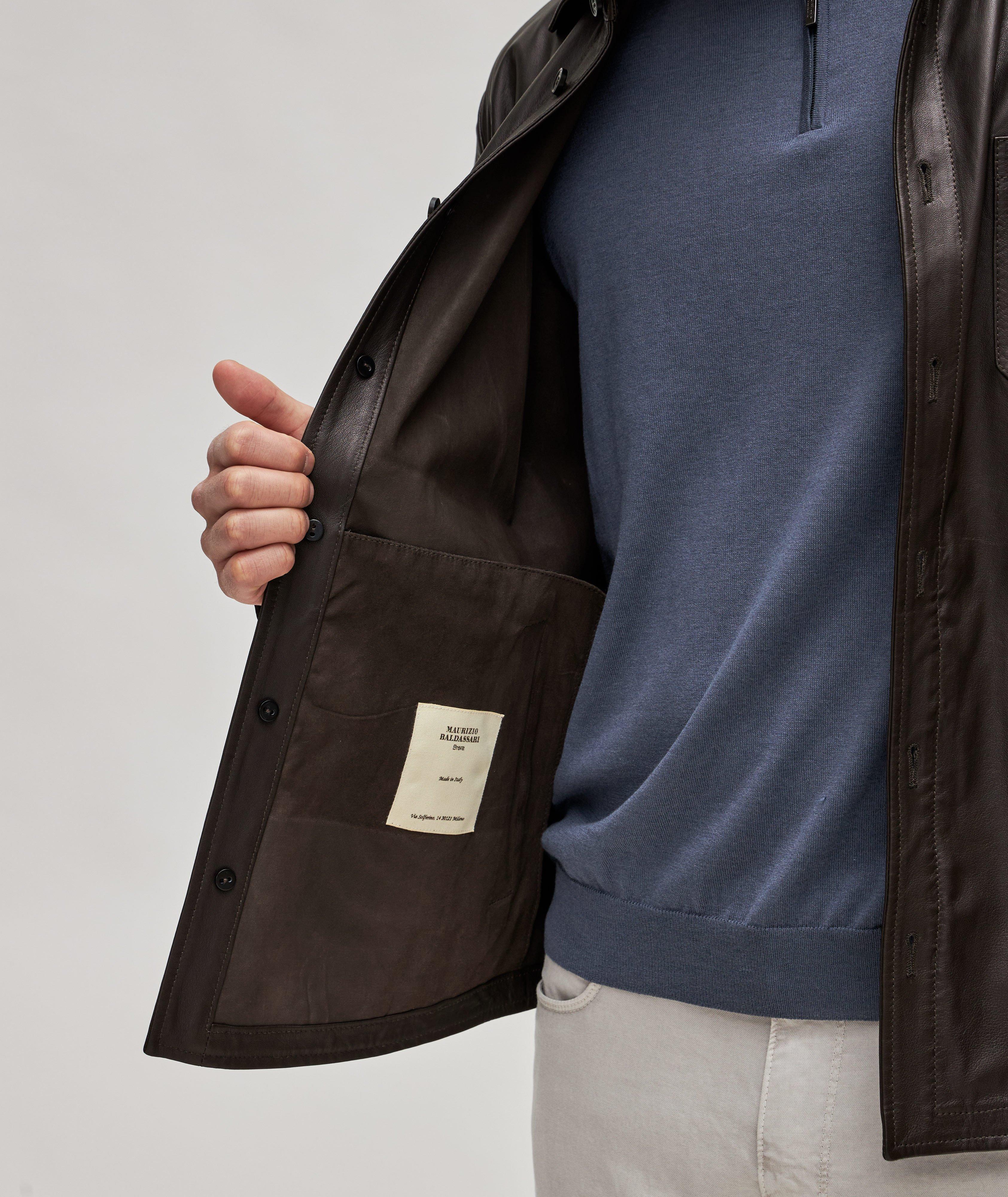 Leather Overshirt image 4
