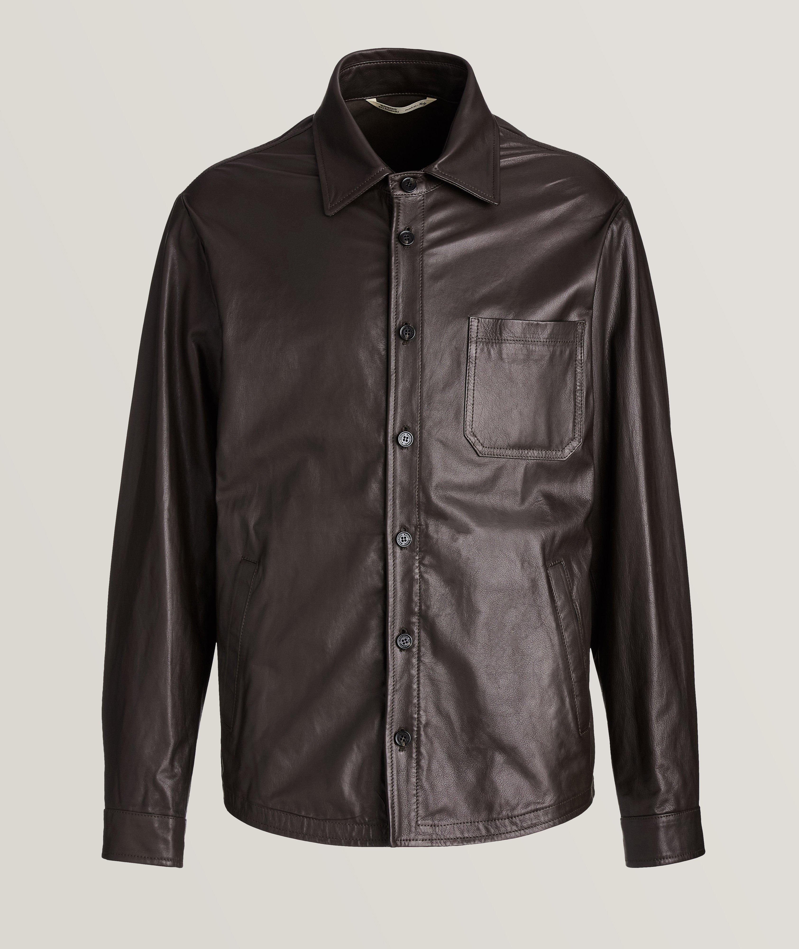 Leather Overshirt image 0