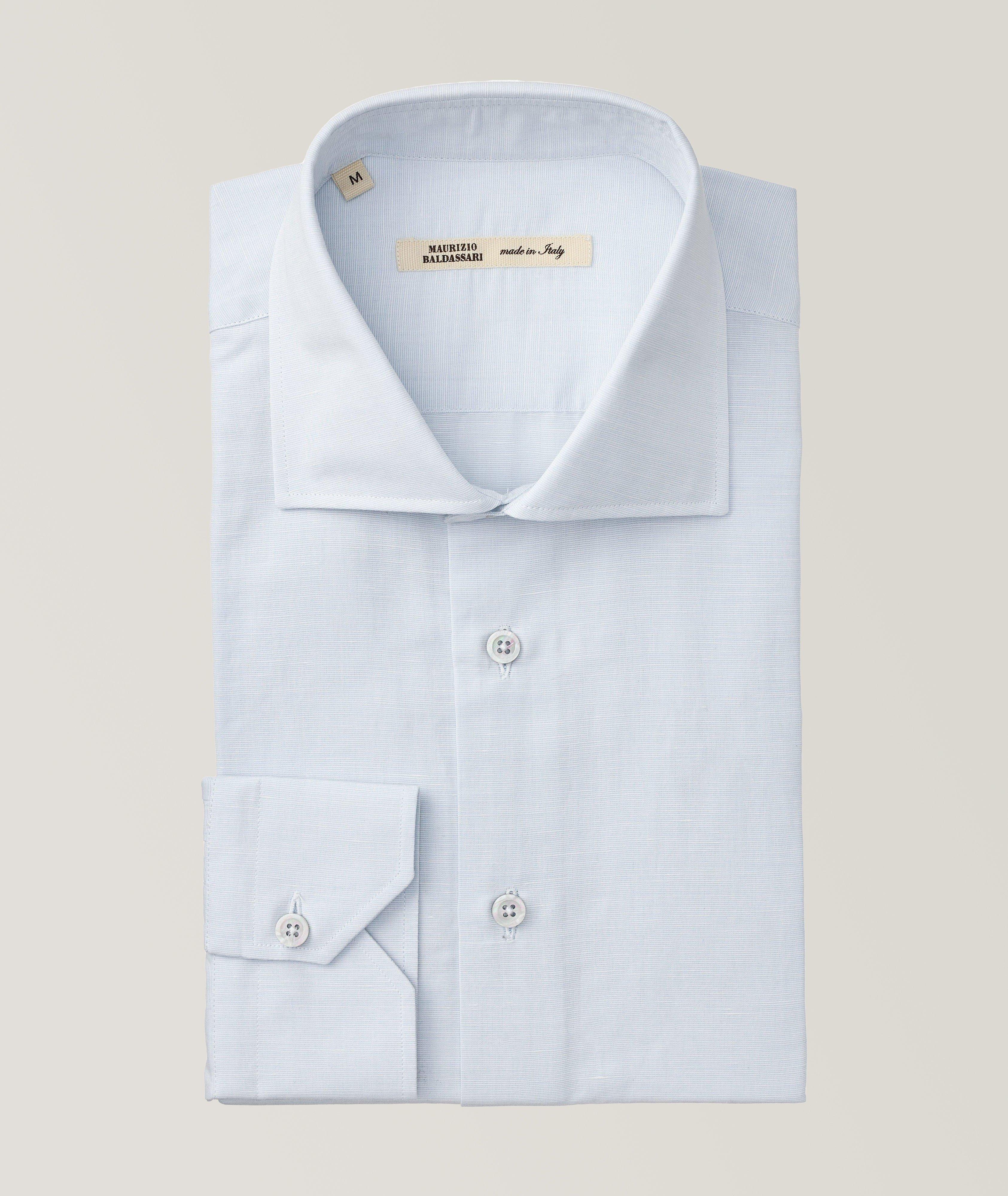 Solid Linen Cotton Sport Shirt image 0