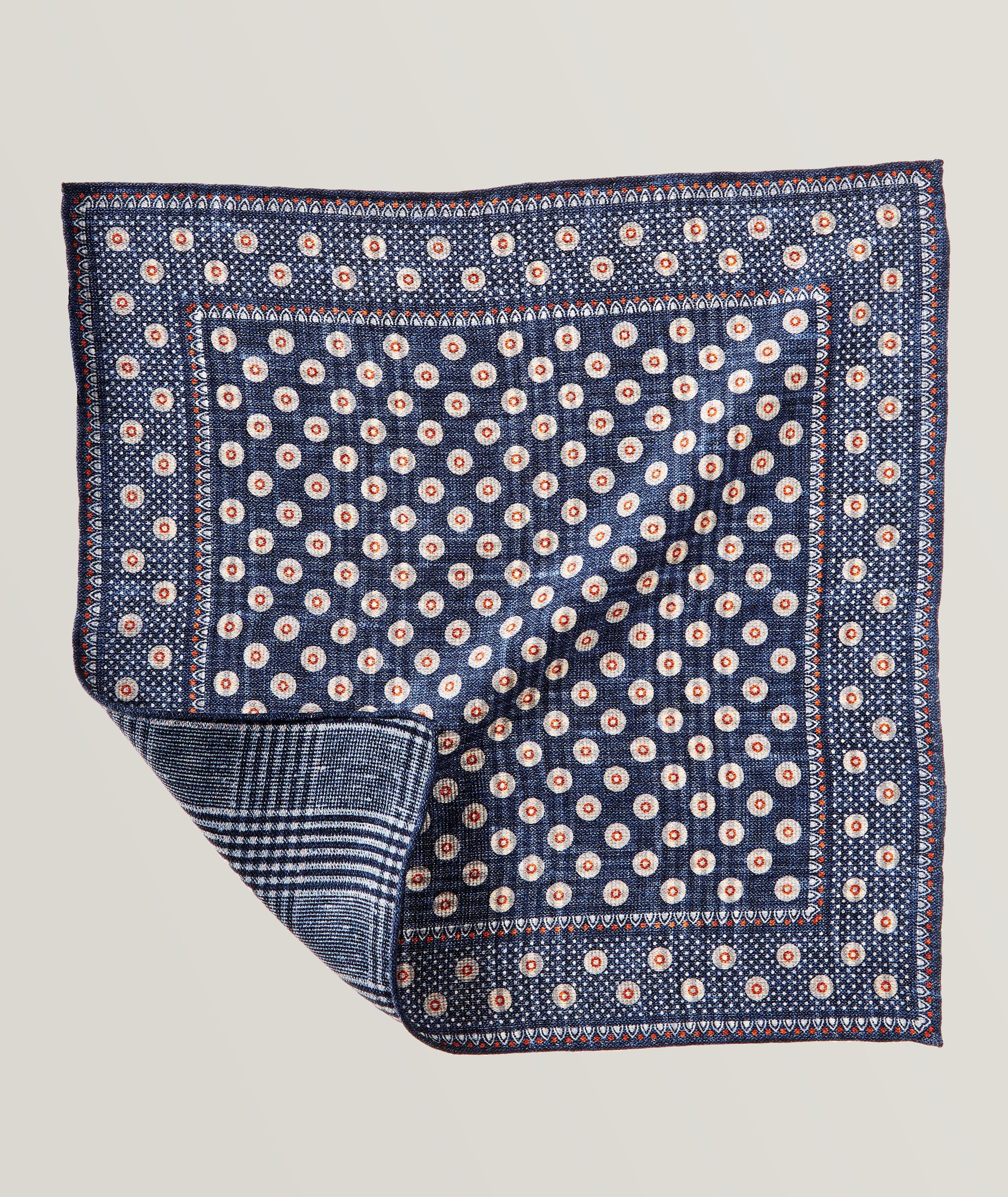 Neat and Plaids Patterned Pocket Square image 0