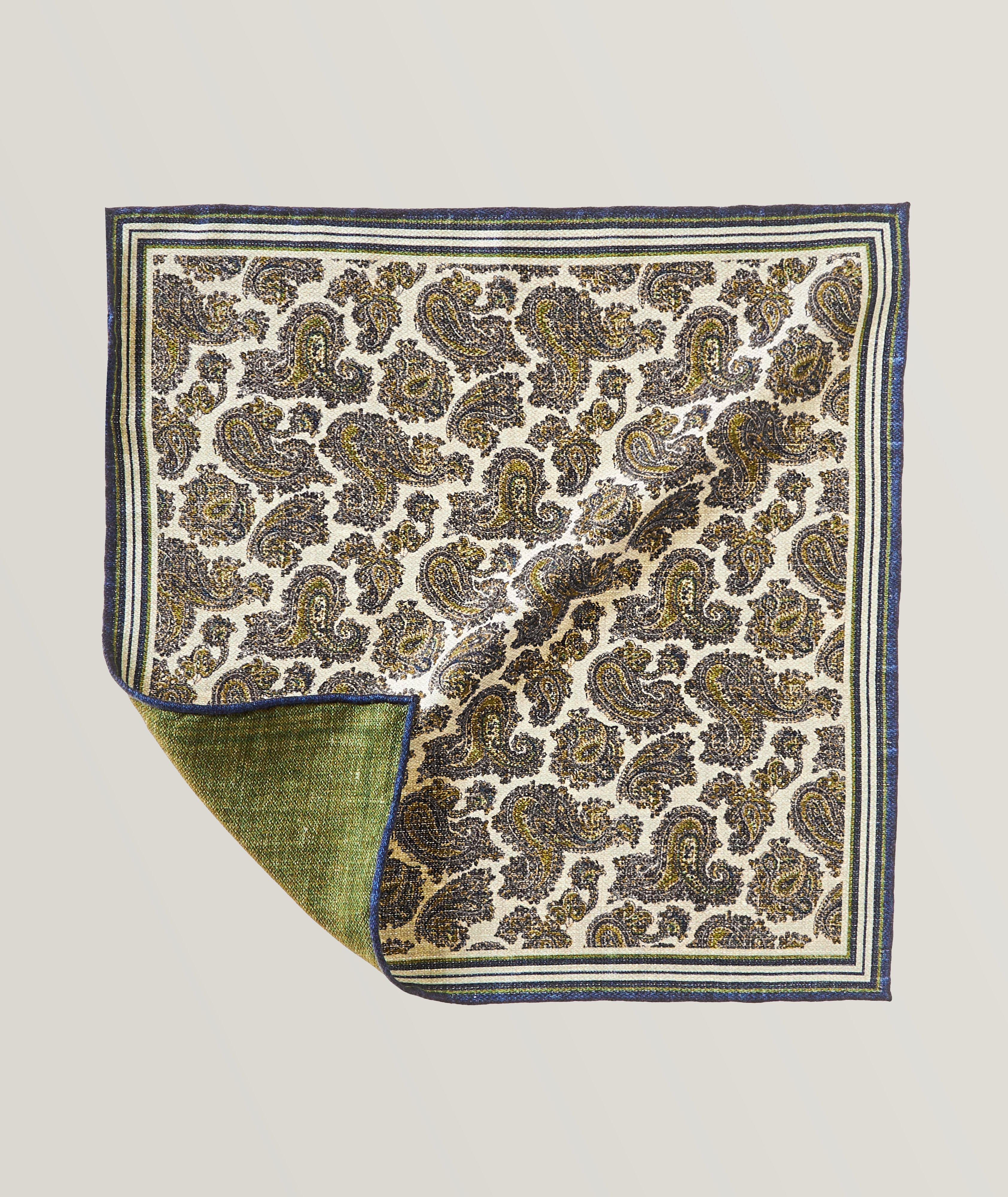 Mouchoir de poche à motif paisley image 0