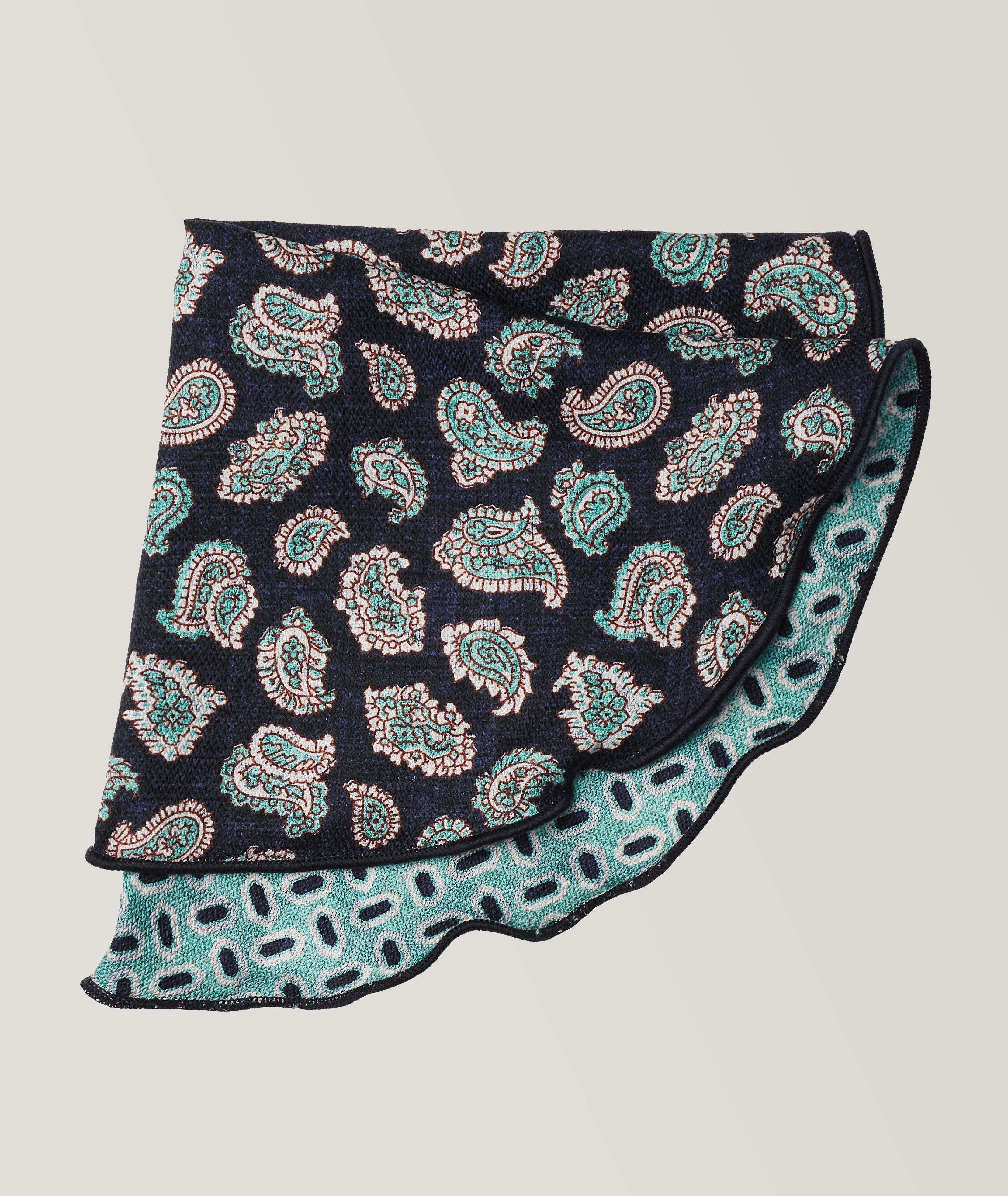 Reversible Paisley & Neats Pocket Circle  image 0