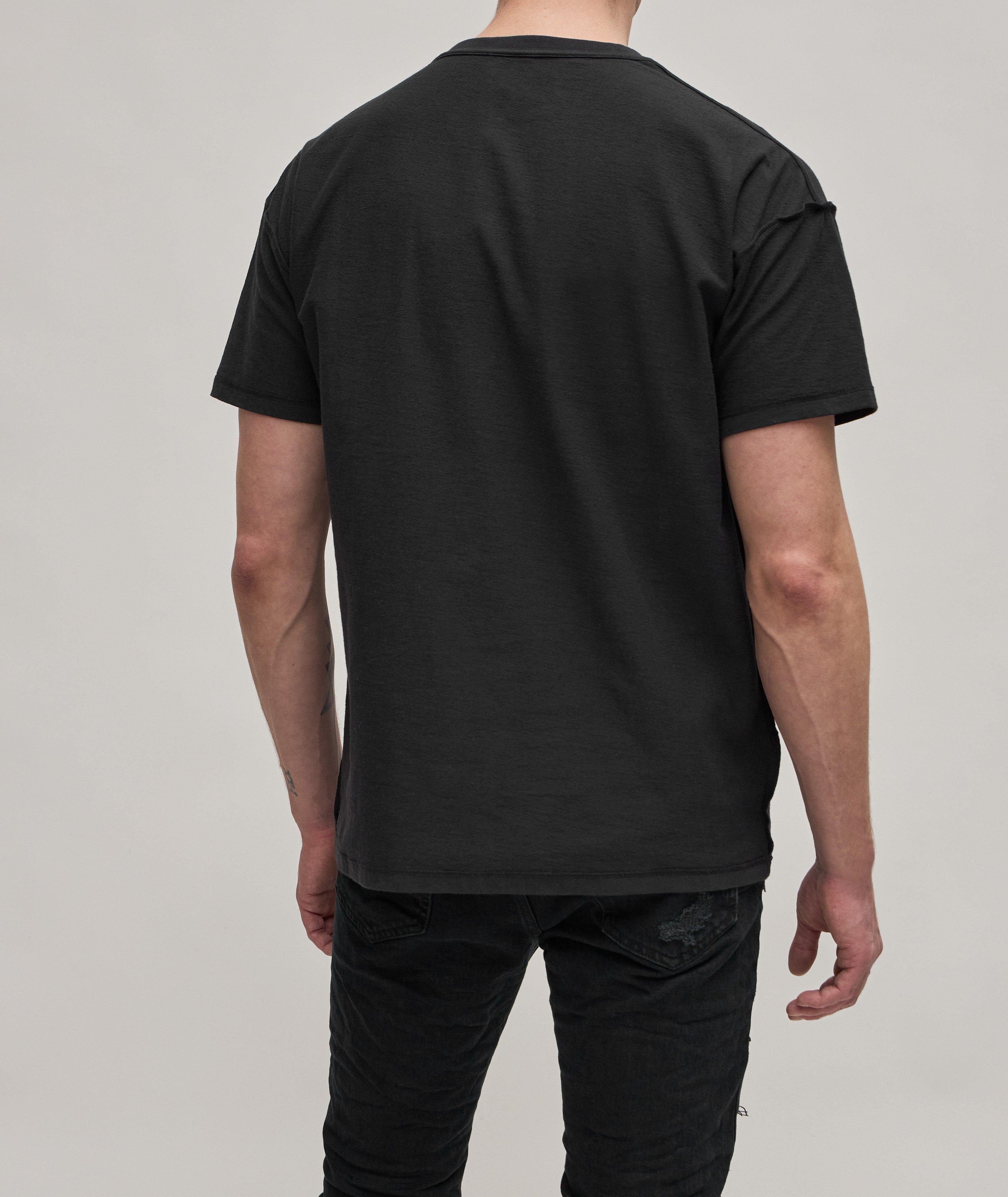 T-shirt imprimé en coton avec graffiti image 3