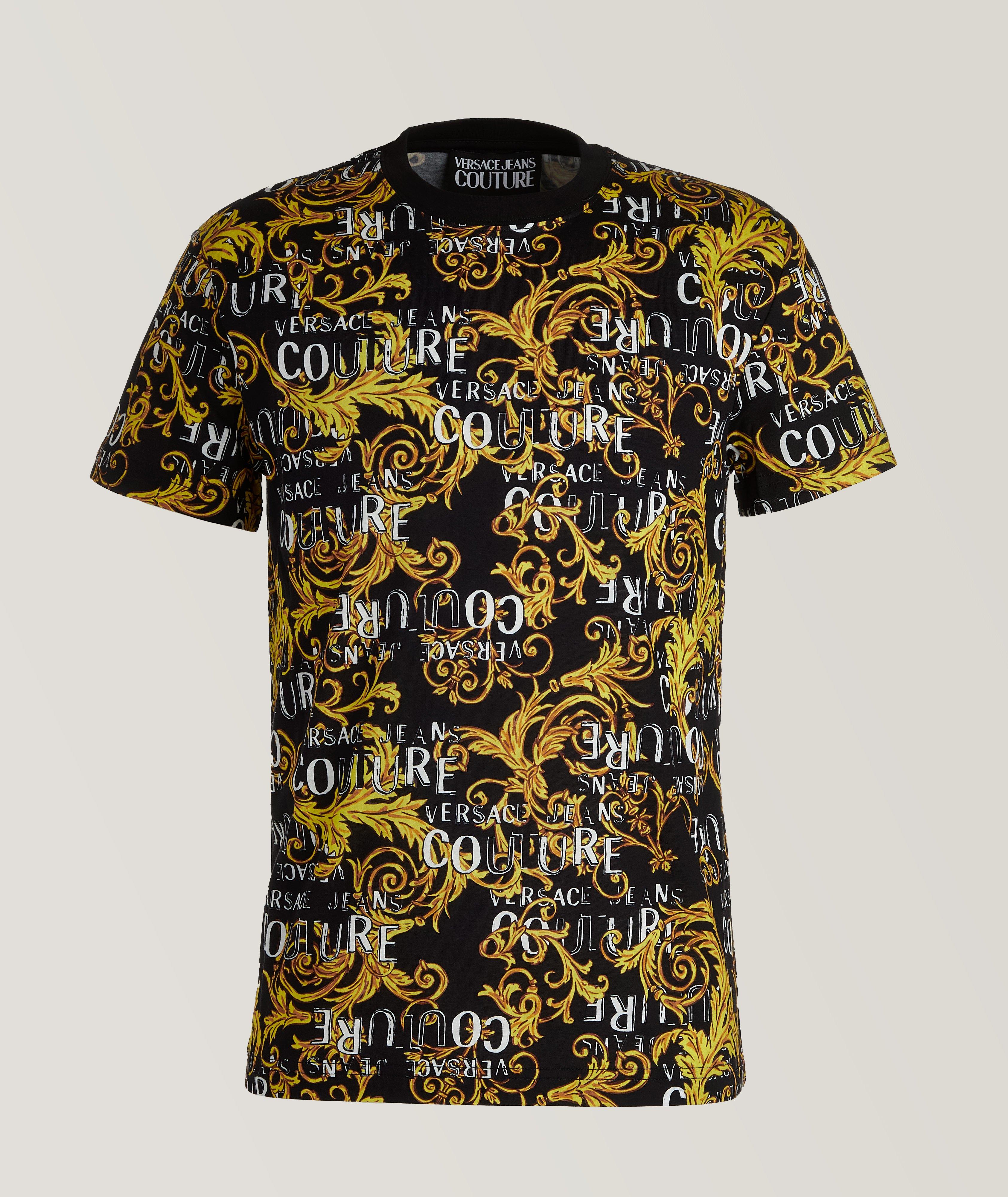 Baroque Logo Jersey Cotton T-Shirt image 0