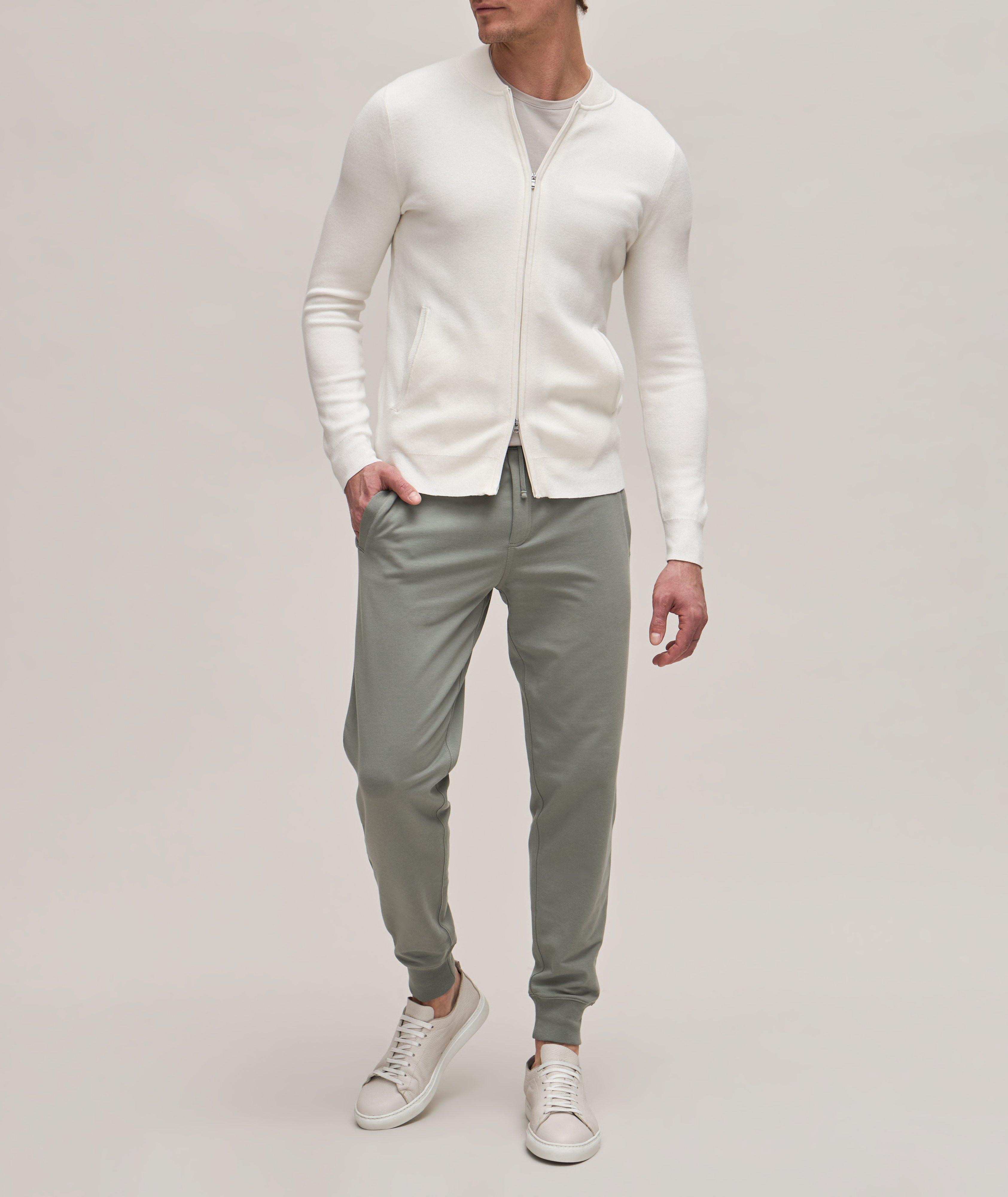 Merino Wool-Blend Full Zip Cardigan image 1