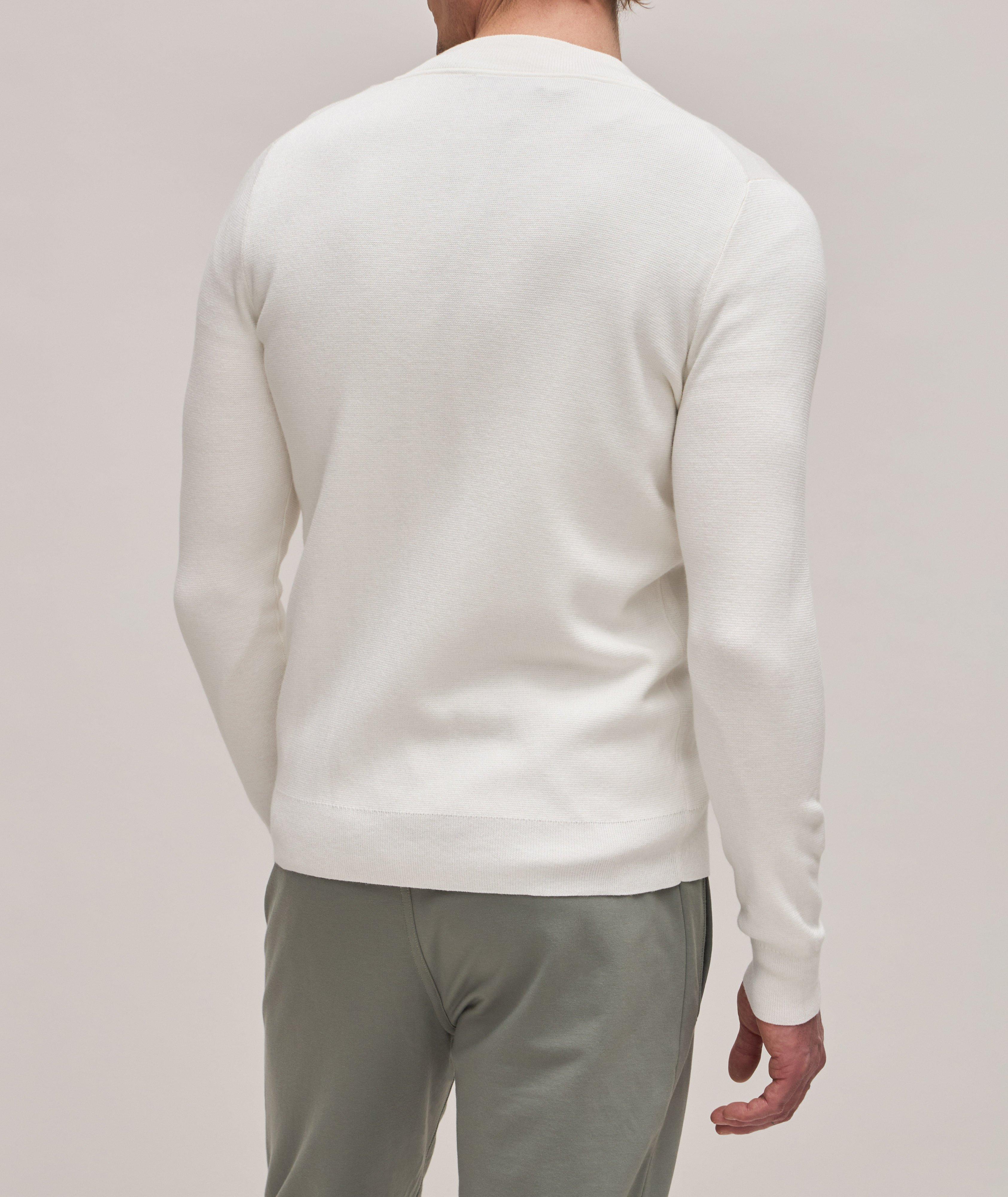 Merino Wool-Blend Full Zip Cardigan image 3