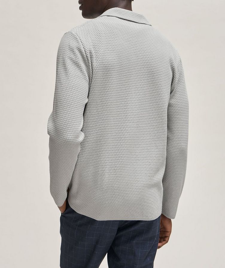 Textured Knit Organic Cotton Sport Jacket image 2