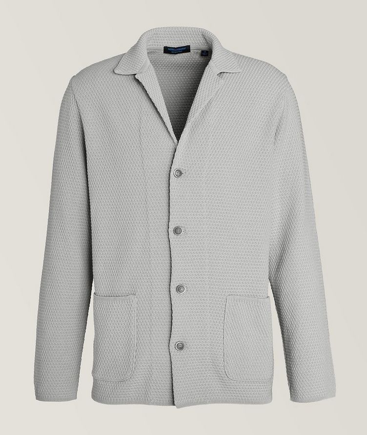 Textured Knit Organic Cotton Sport Jacket image 0