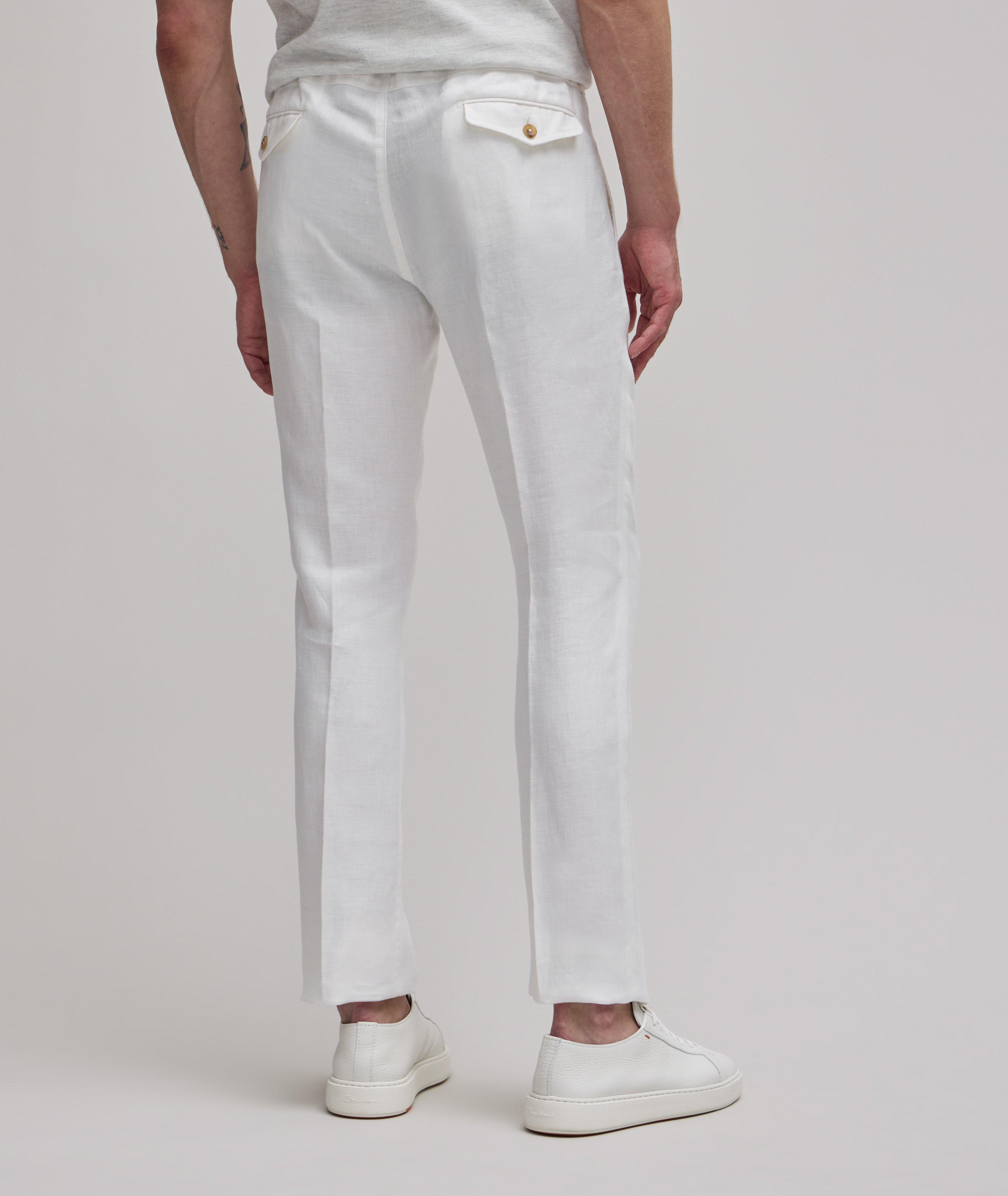 Drawstring Linen Pants image 2